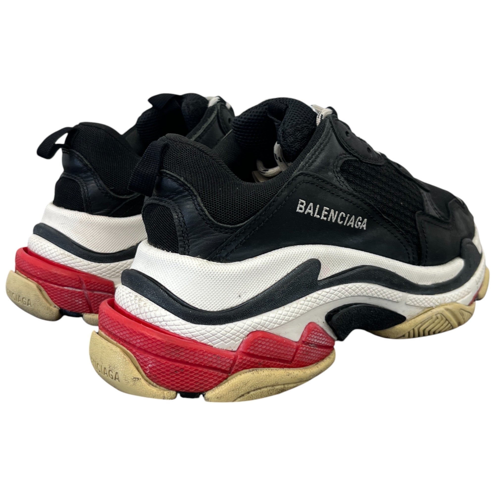 Men's Triple S Low Trainers Black Size EU 39 / UK 5