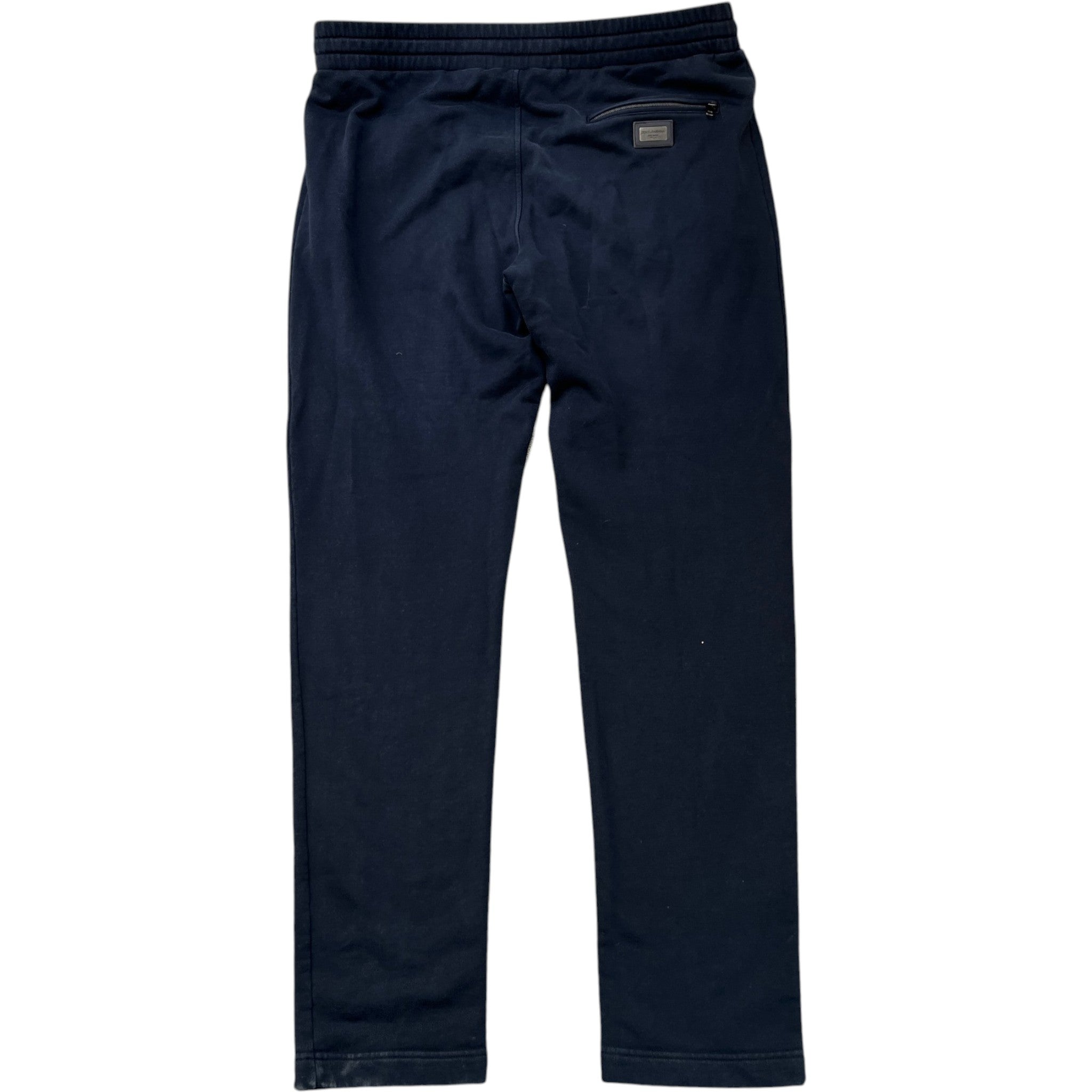 Men's Plaque Logo Joggers Navy Size IT 52 / UK 36