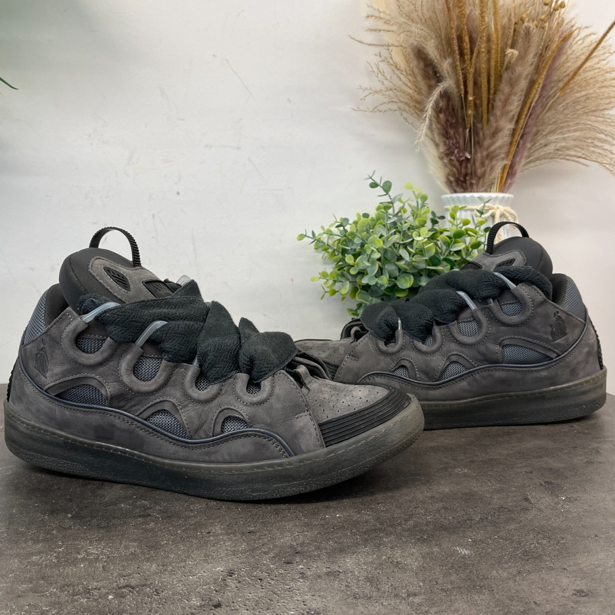 Men's Curb Skate Low Trainers Grey Size EU 45 / UK 11