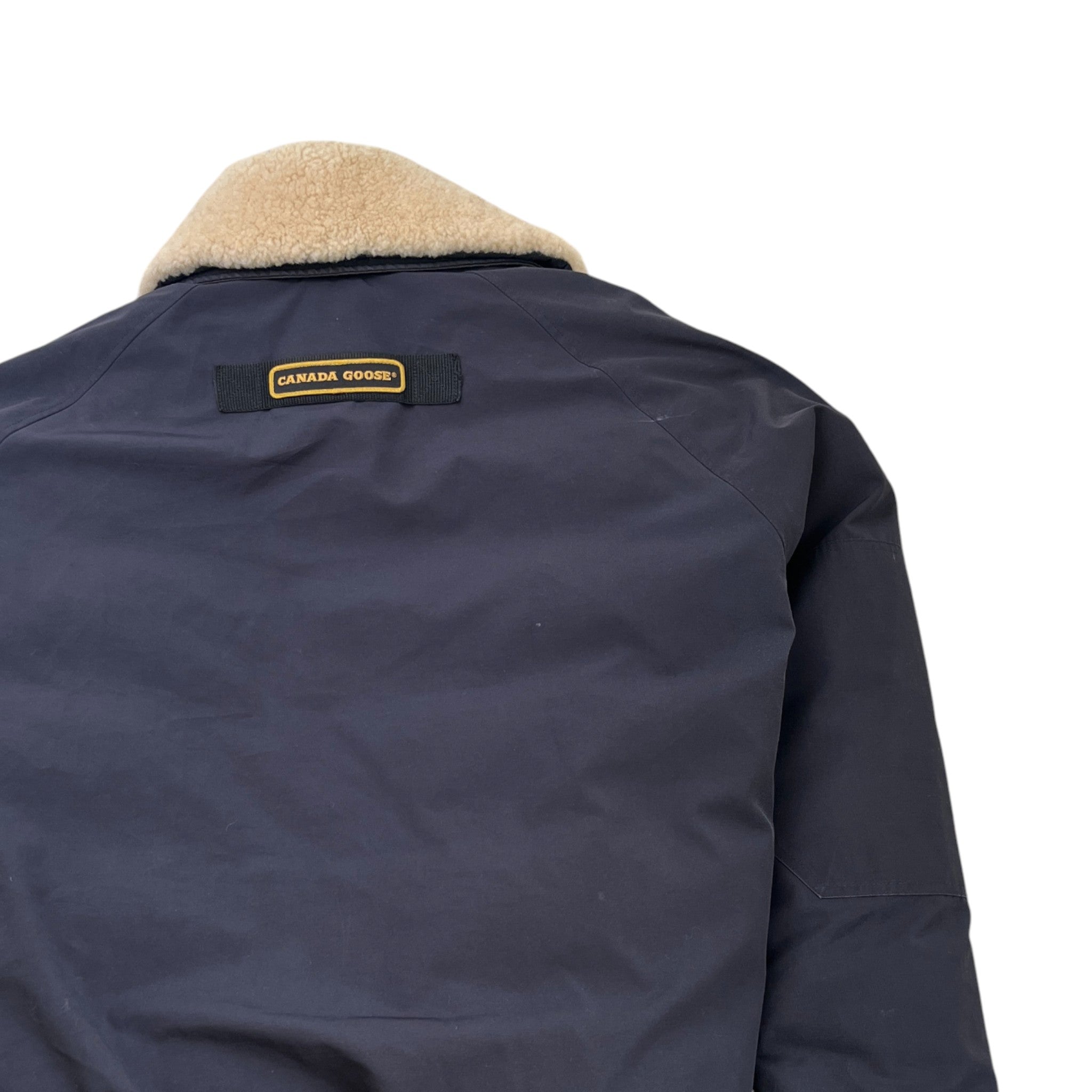 Men's Foxe Bomber Down Jacket Navy Size XXL