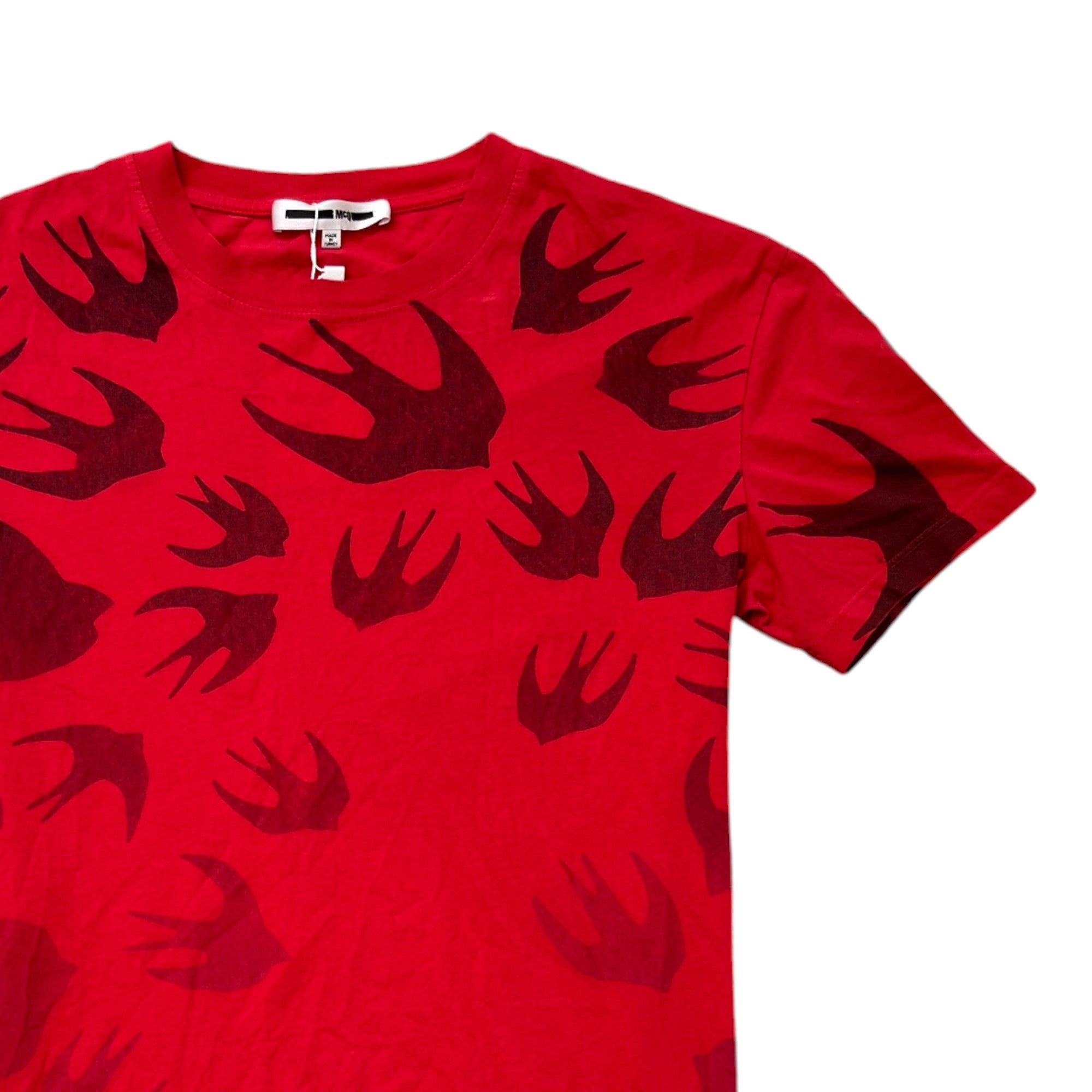 Men's Swallow Logo T-Shirt Red Size S