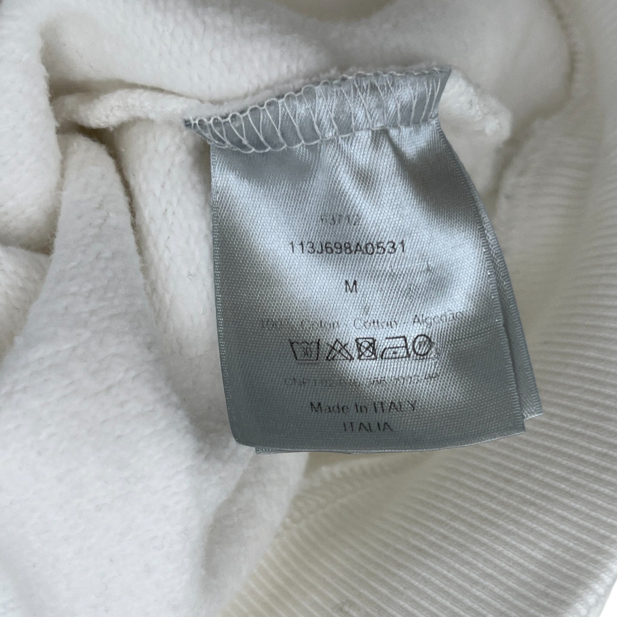 Men's Cd Icon Hoodie White Size M