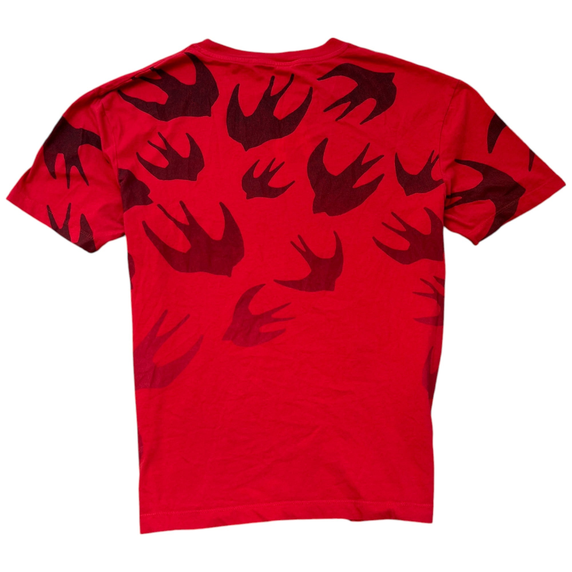 Men's Swallow Logo T-Shirt Red Size S
