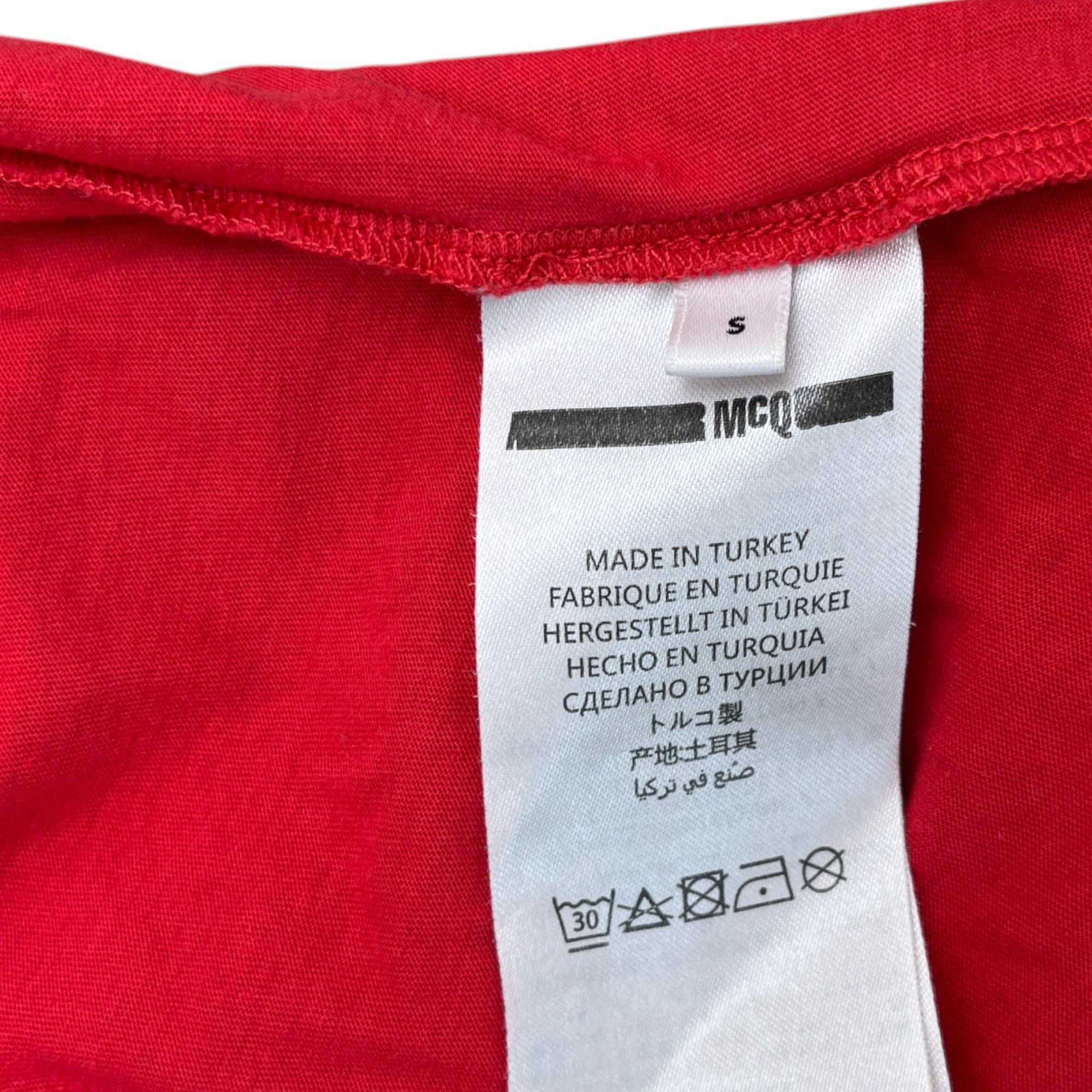 Men's Swallow Logo T-Shirt Red Size S