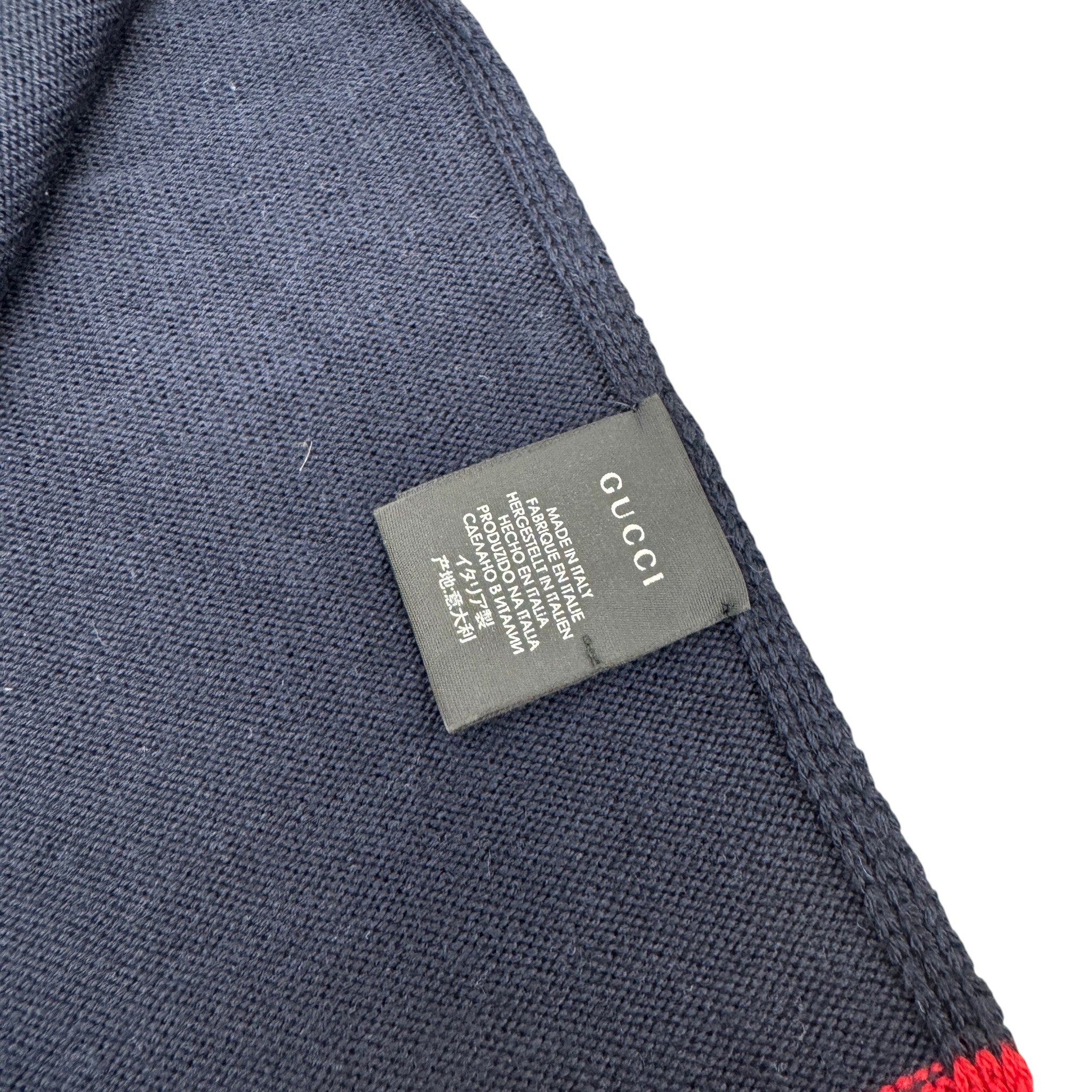 Men's Interlocking G Scarf Navy