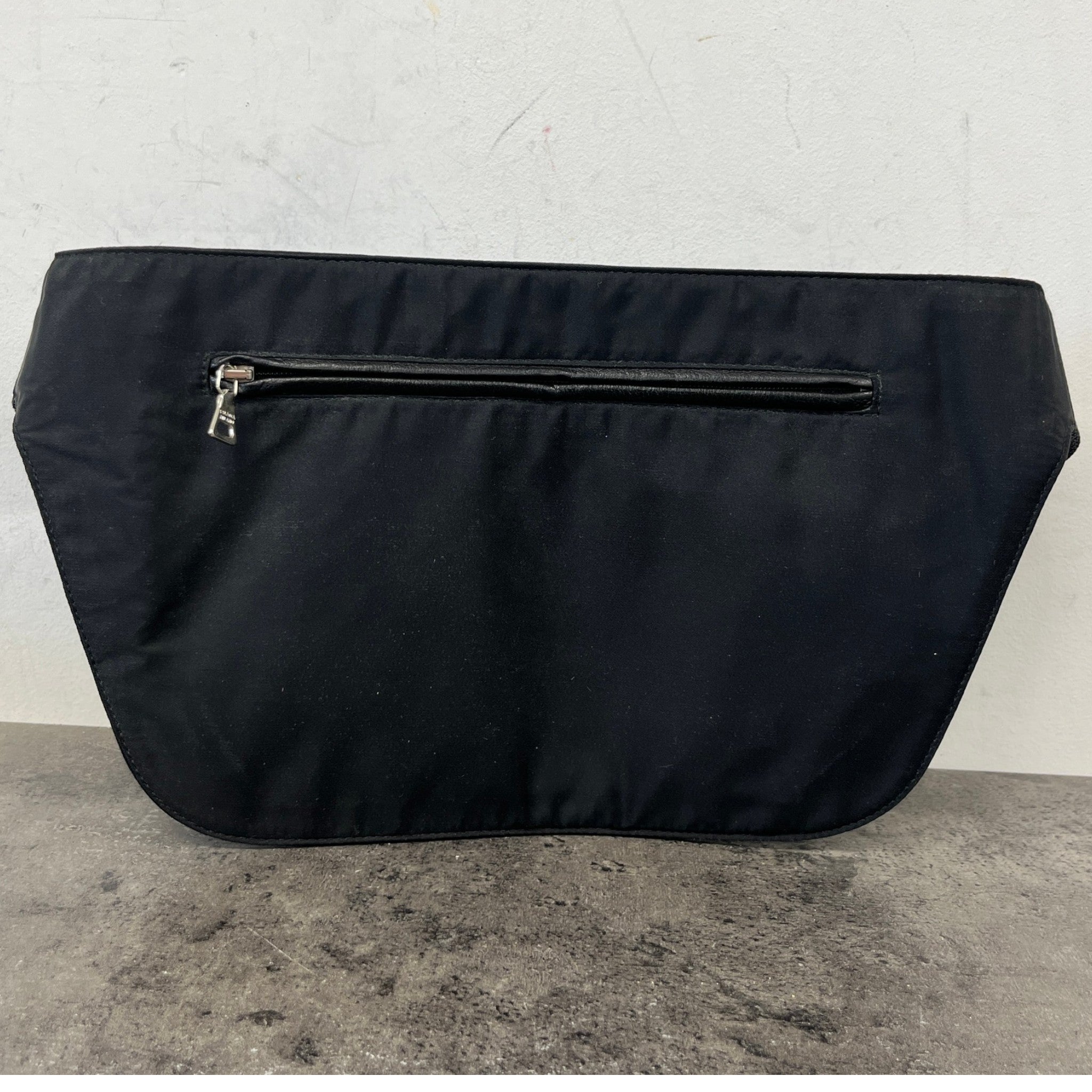 Men's Re-Nylon Belt Logo Belt Bag Black