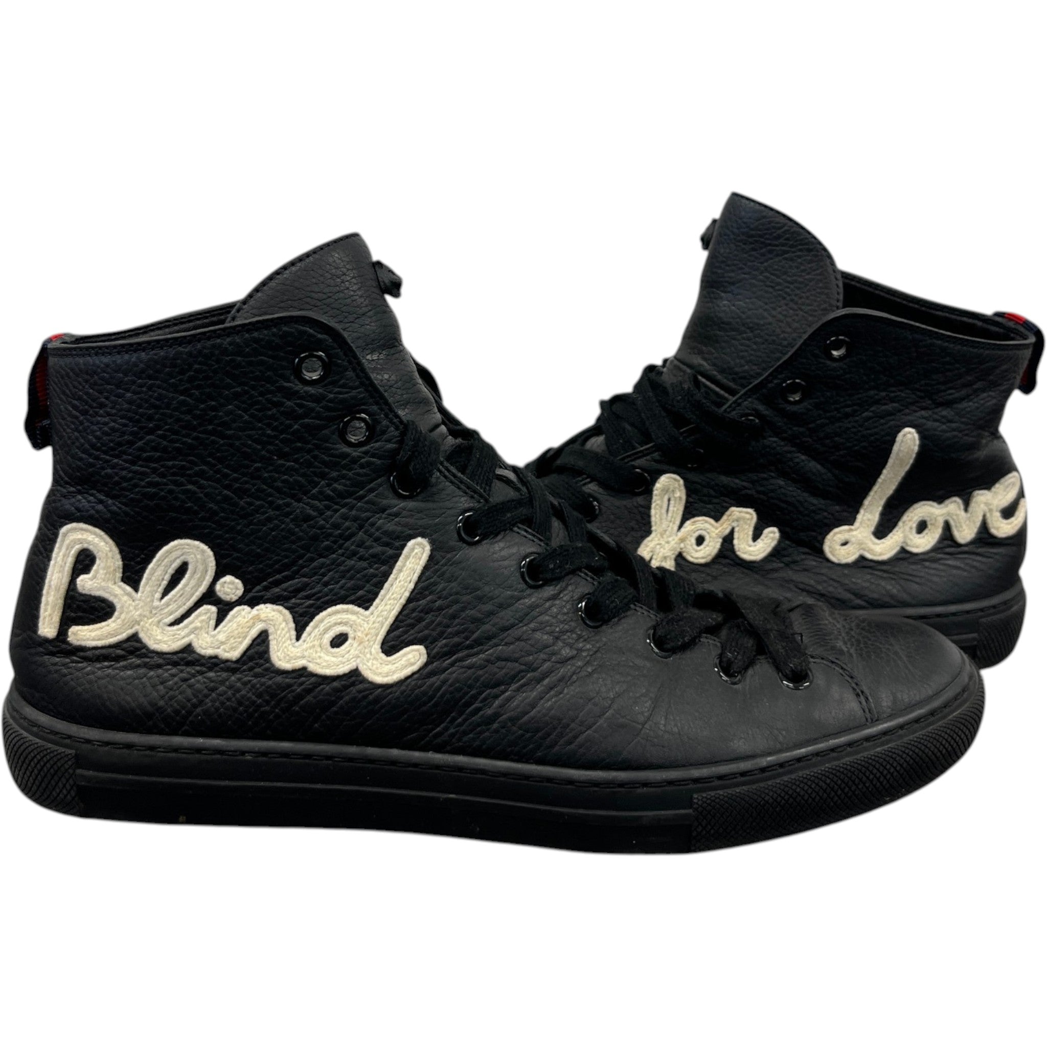 Men's Blind For Love High Trainers Black Size EU 42 / UK 8