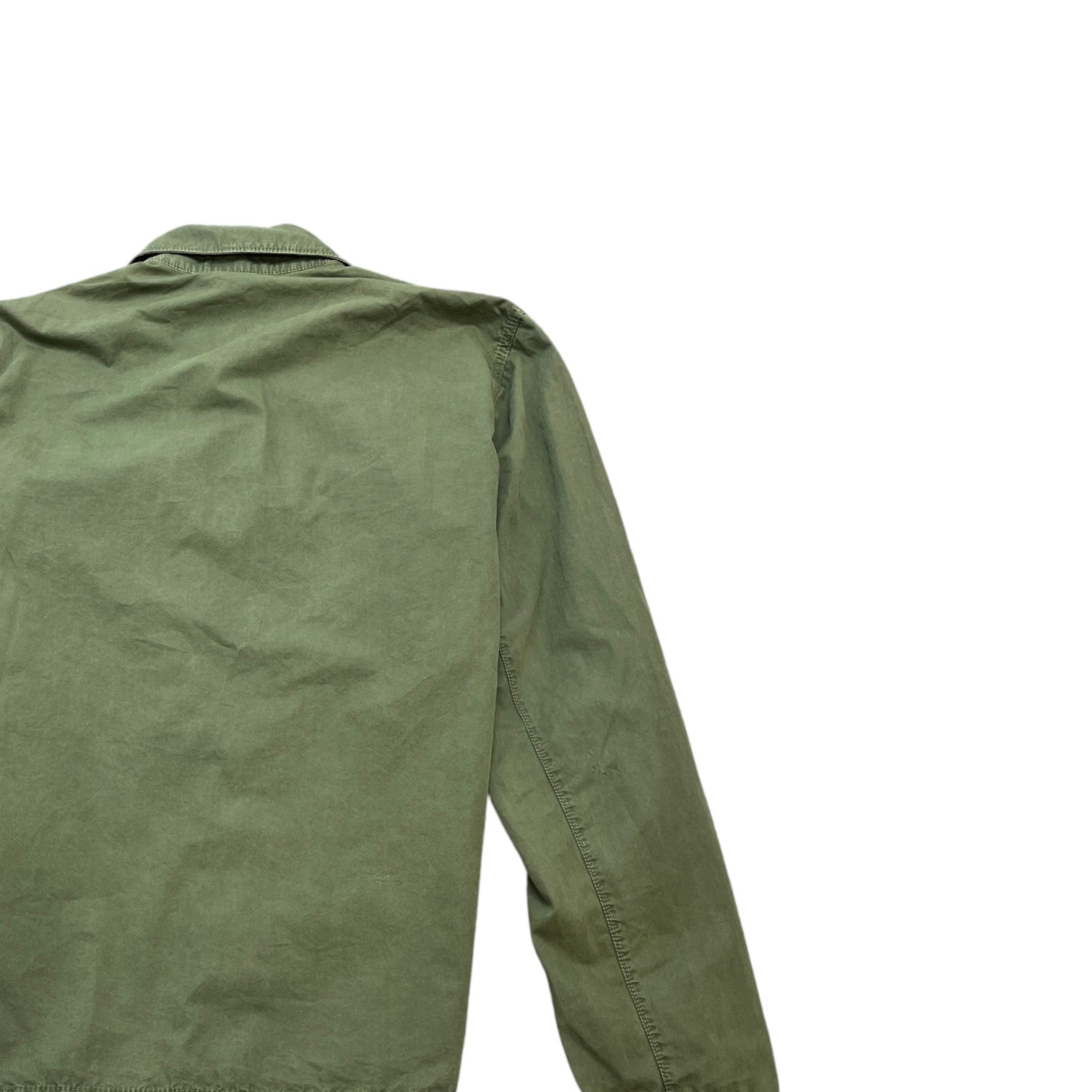 Men's Applique Logo OverShirt Khaki Size M