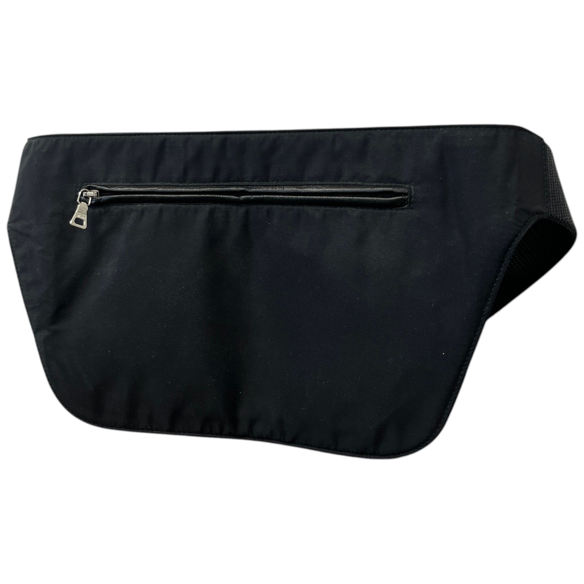Men's Re-Nylon Belt Logo Belt Bag Black