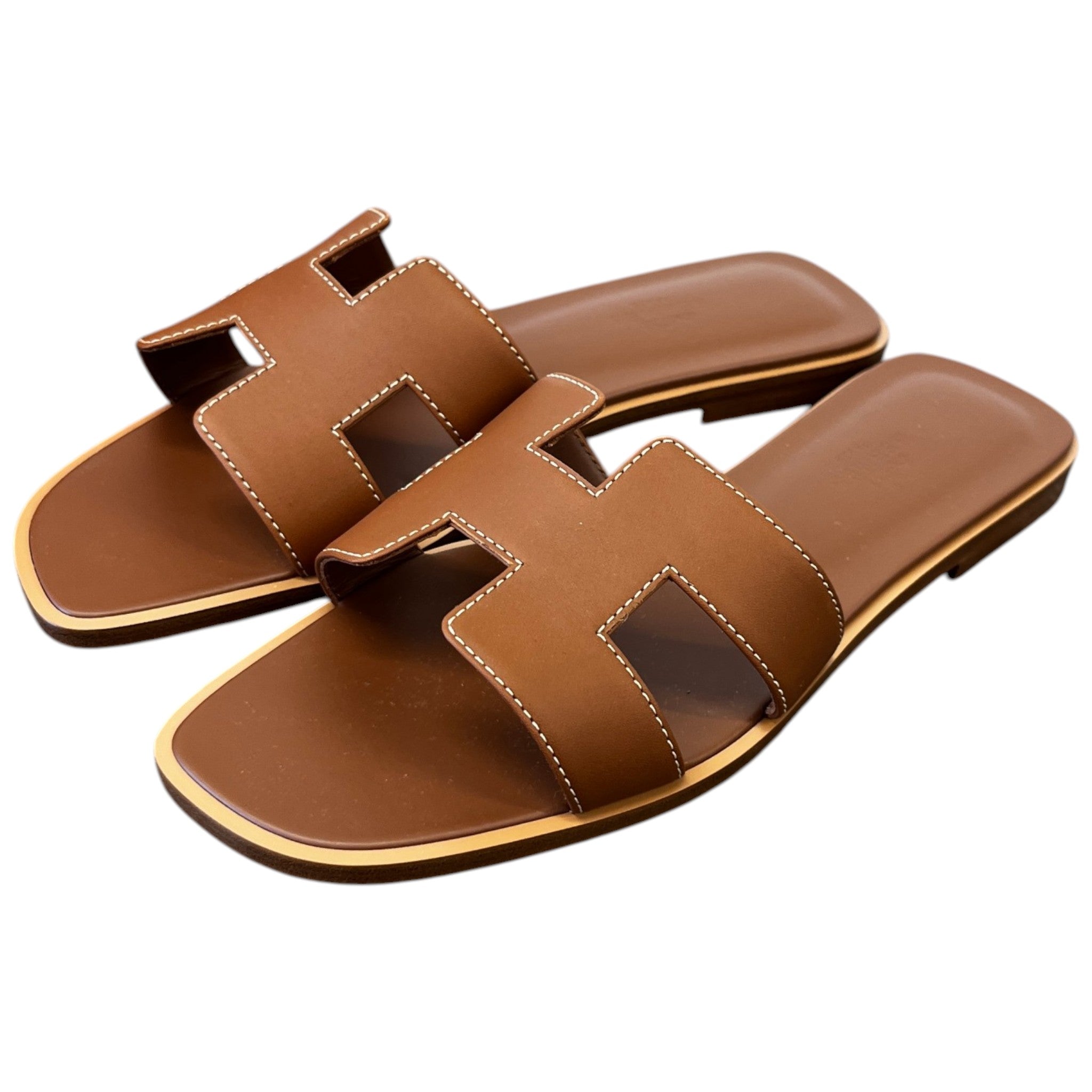 Women's Oran Slides Brown Size EU 37 / UK 4