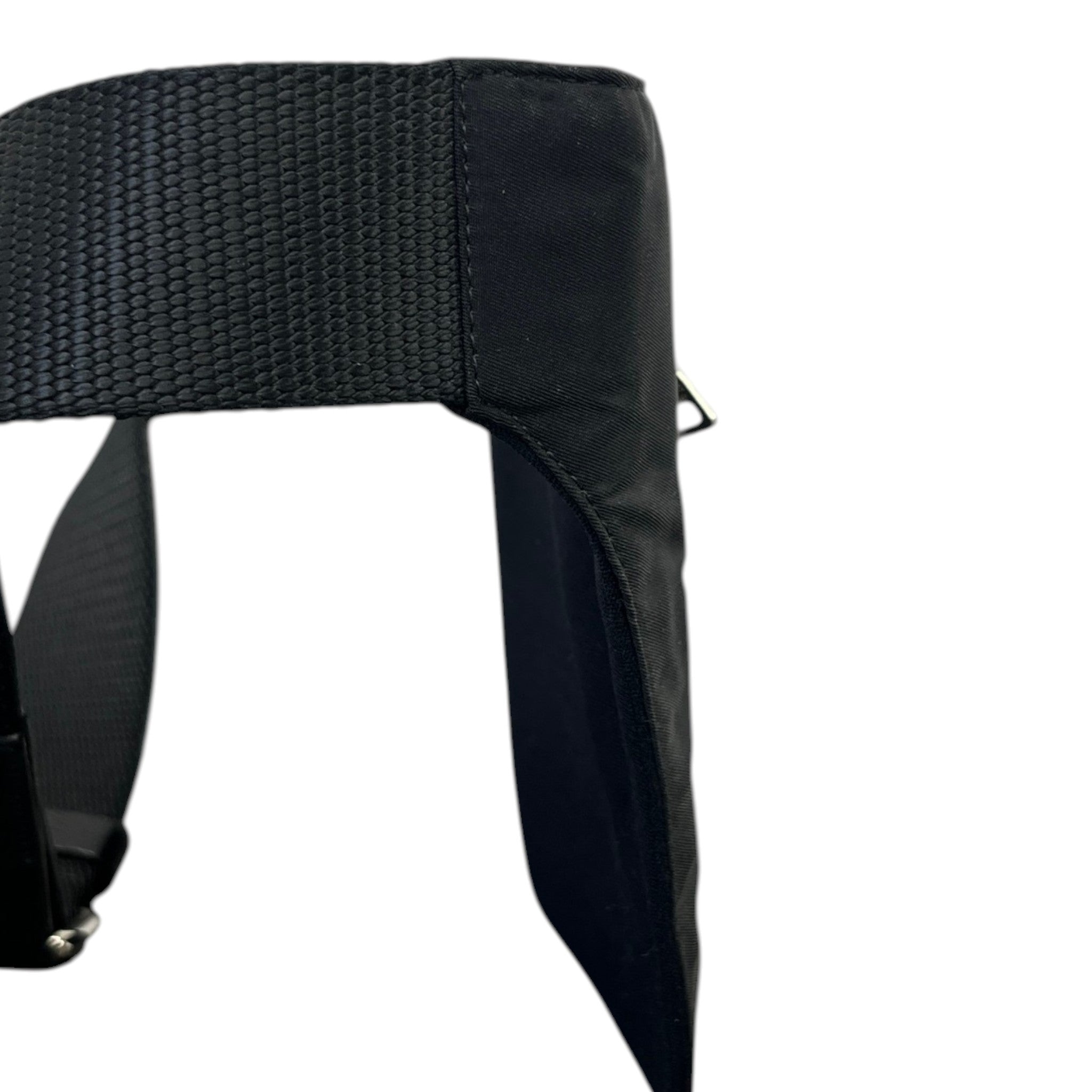Men's Re-Nylon Belt Logo Belt Bag Black