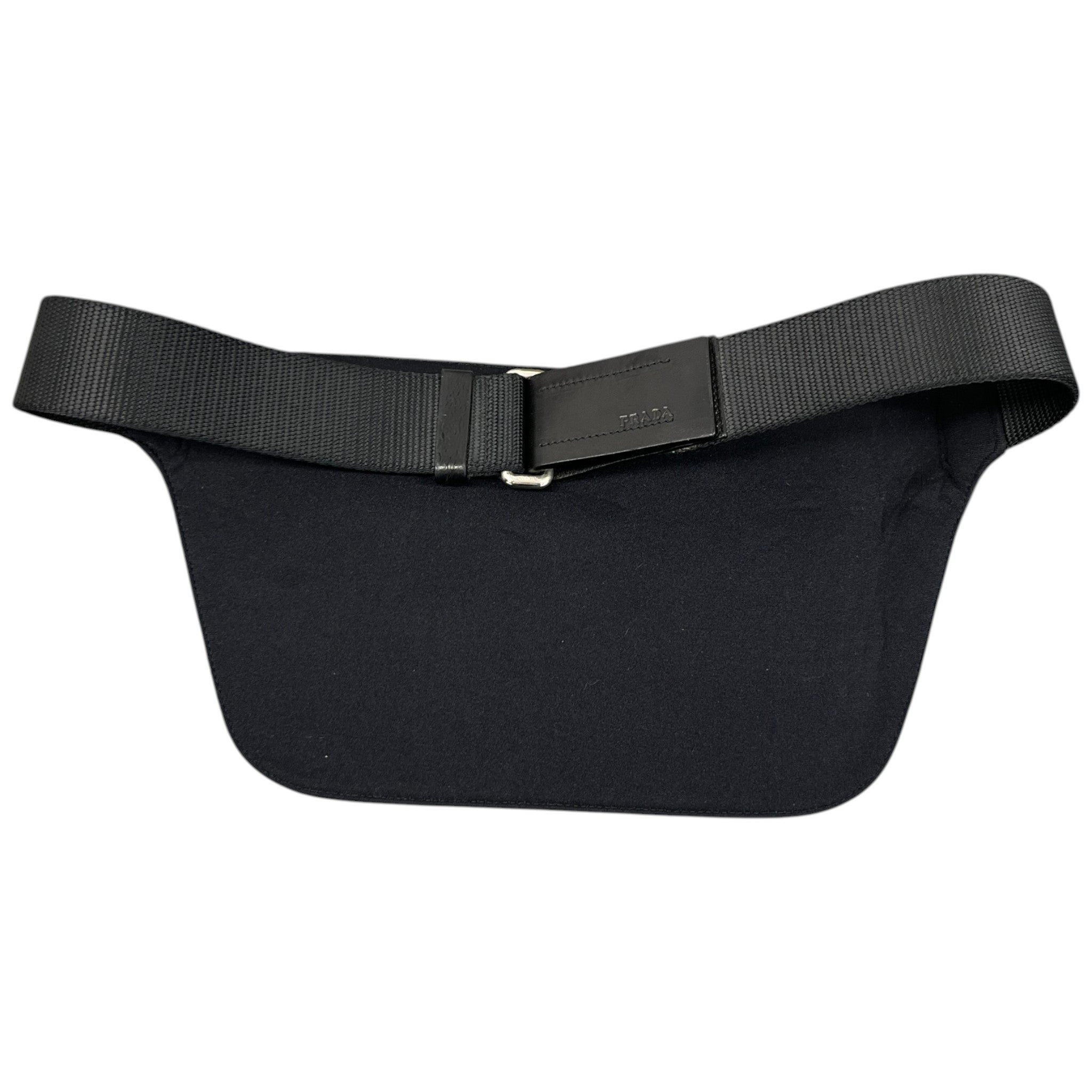 Men's Re-Nylon Belt Logo Belt Bag Black