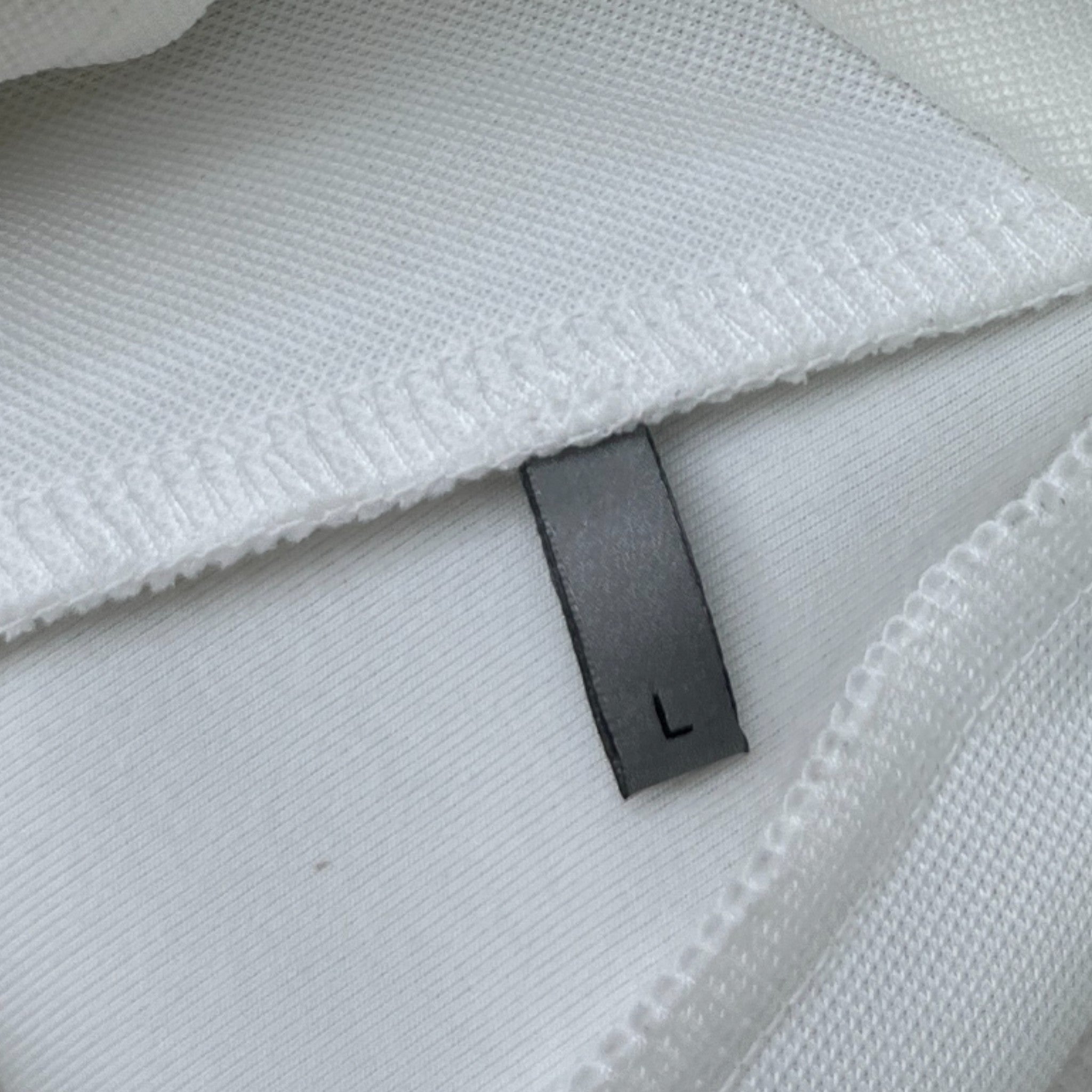 Women's Plaque Logo Technical Cotton Track Jacket White Size L