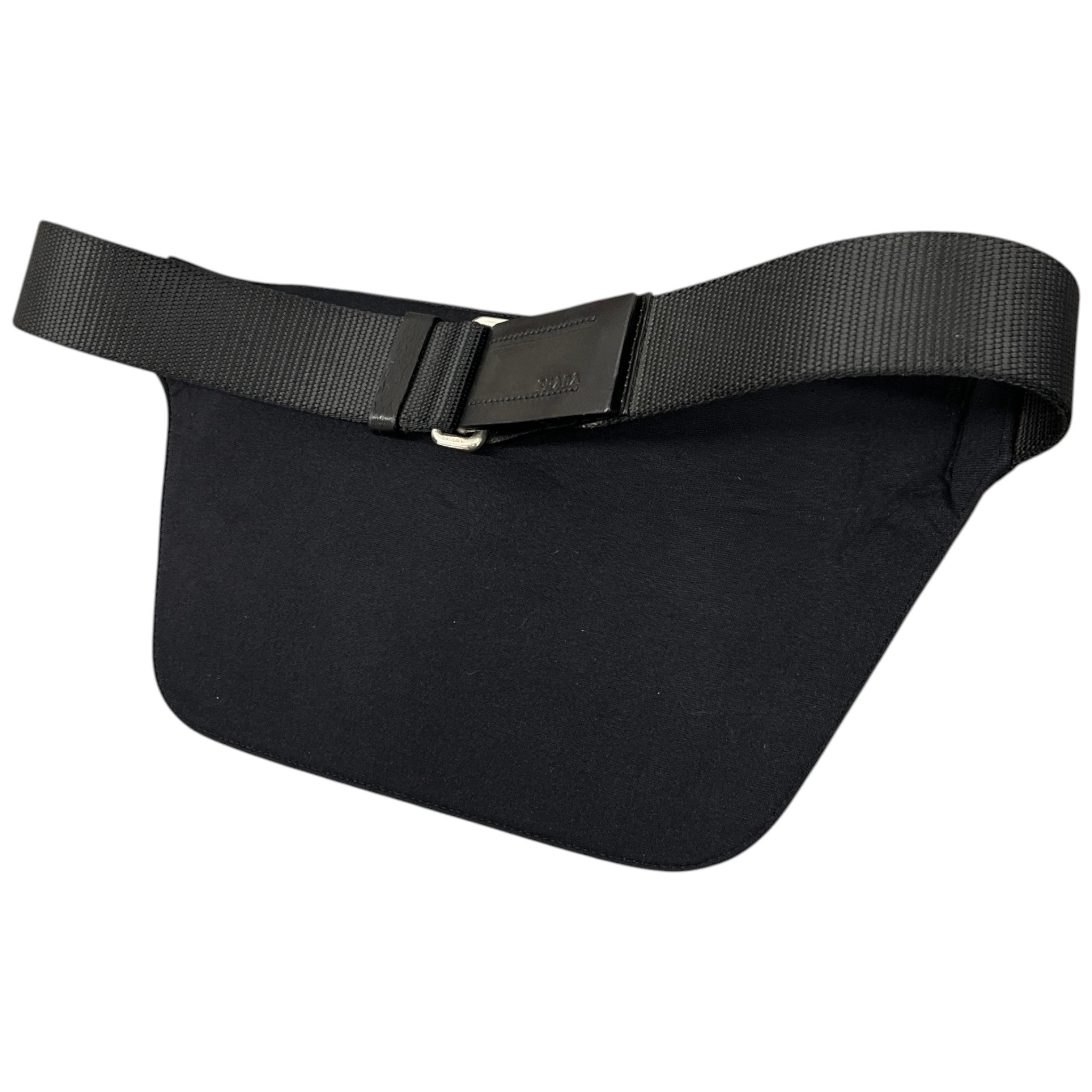Men's Re-Nylon Belt Logo Belt Bag Black