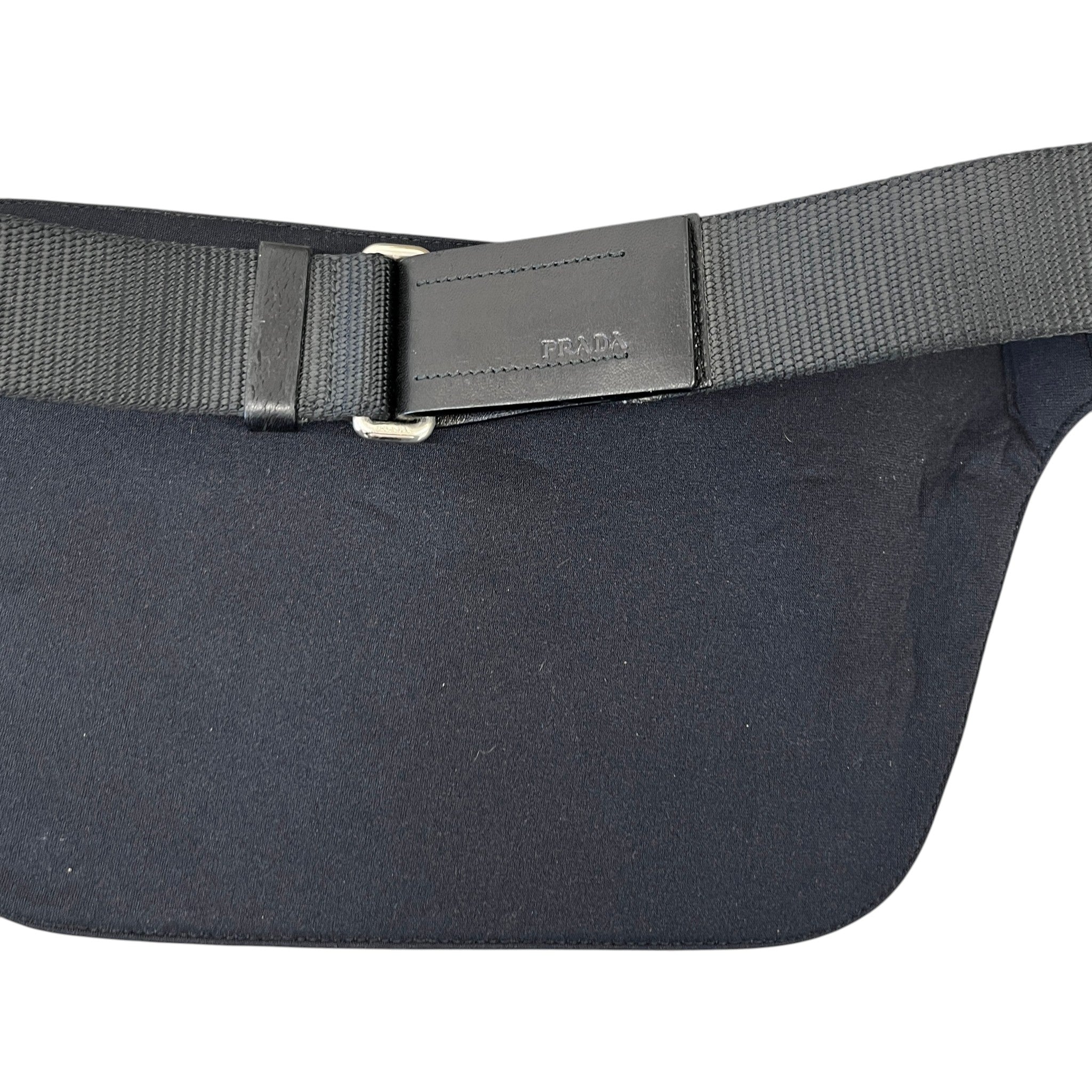 Men's Re-Nylon Belt Logo Belt Bag Black