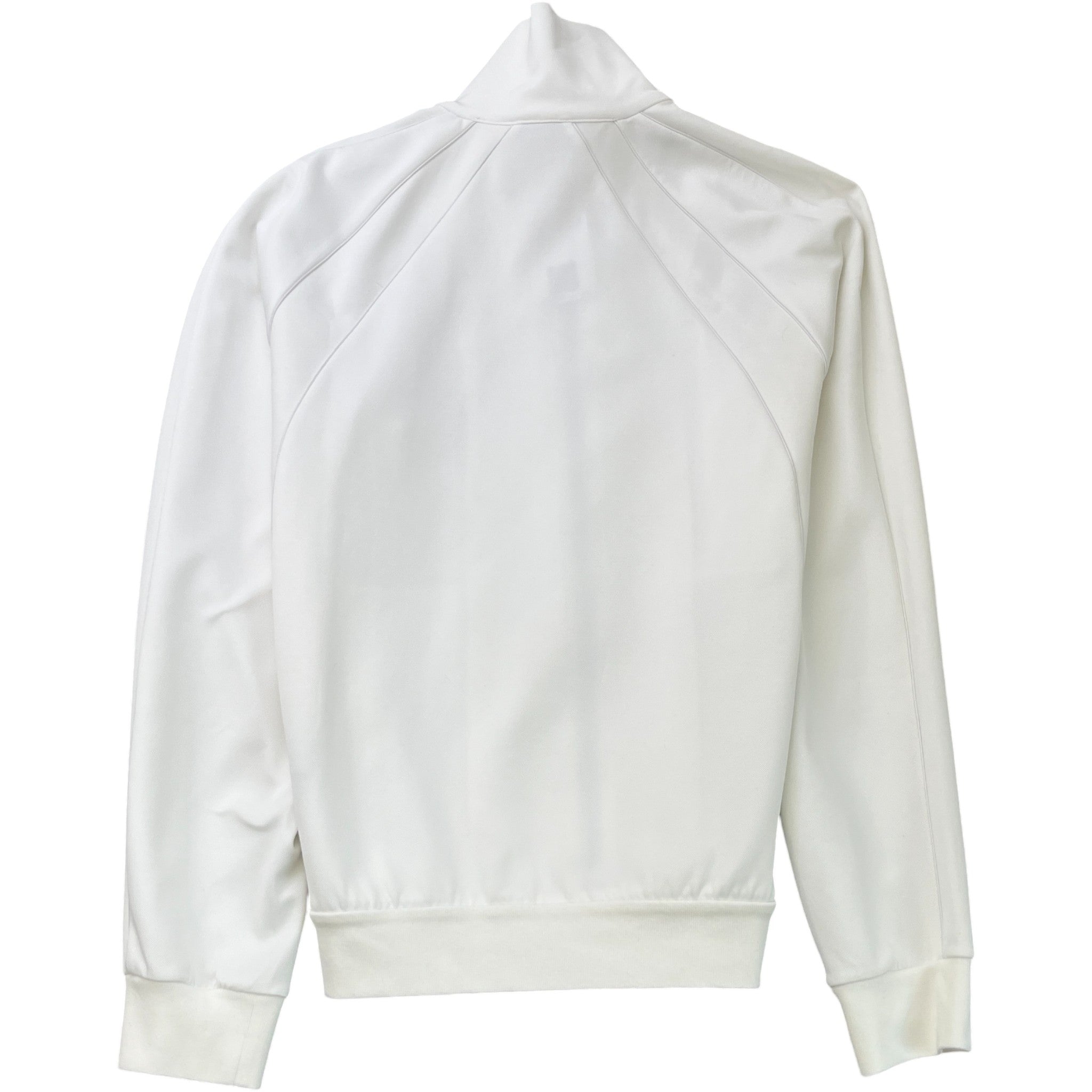 Women's Plaque Logo Technical Cotton Track Jacket White Size L