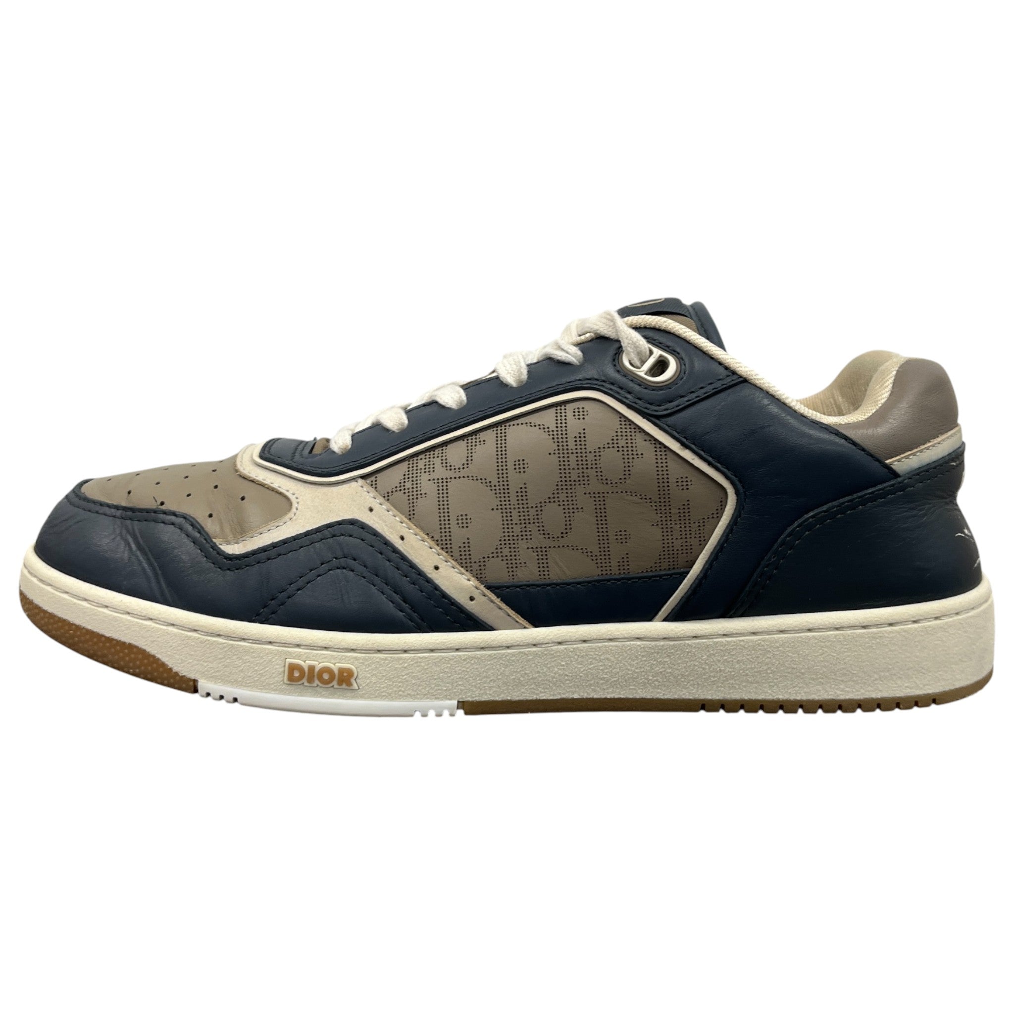 Men's B27 Oblique Low Trainers Navy Size EU 45 / UK 11