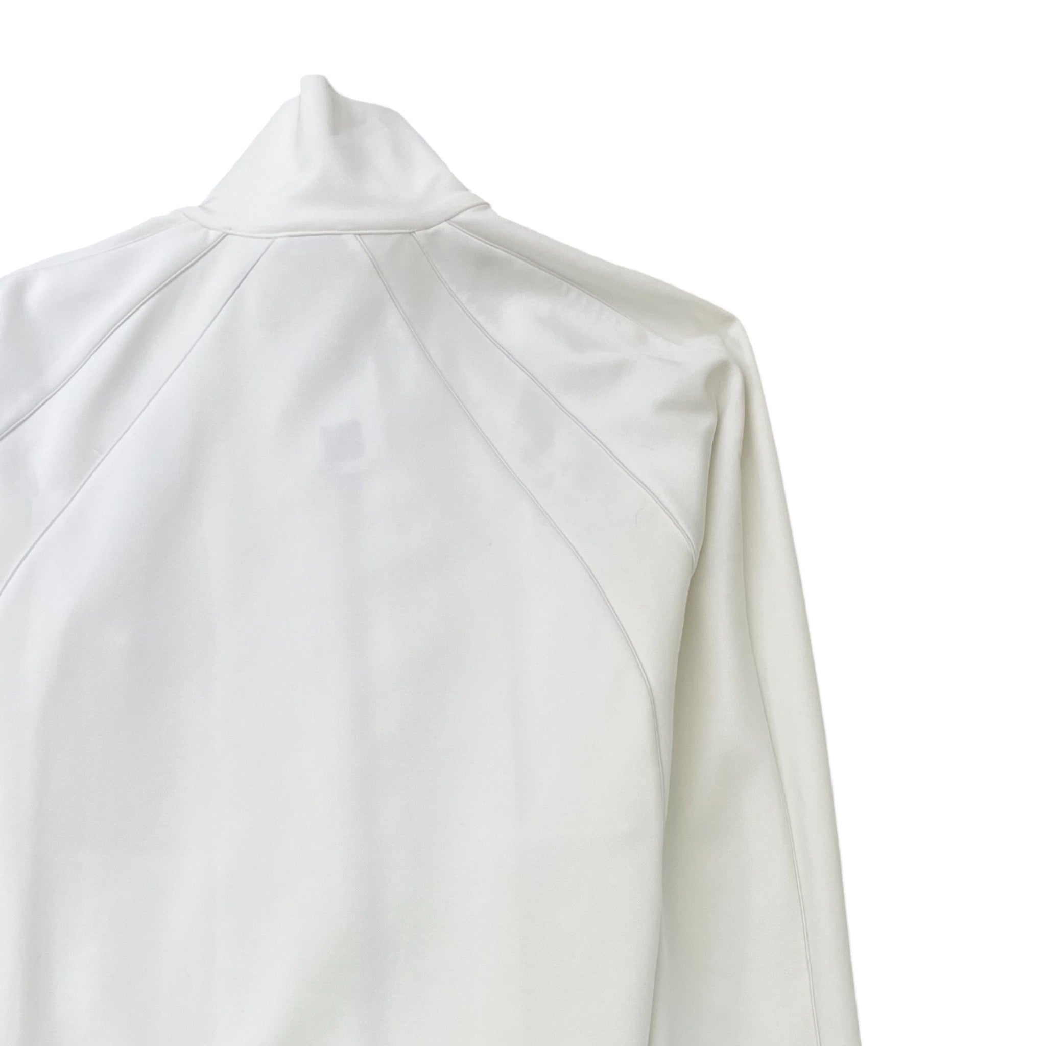 Women's Plaque Logo Technical Cotton Track Jacket White Size L