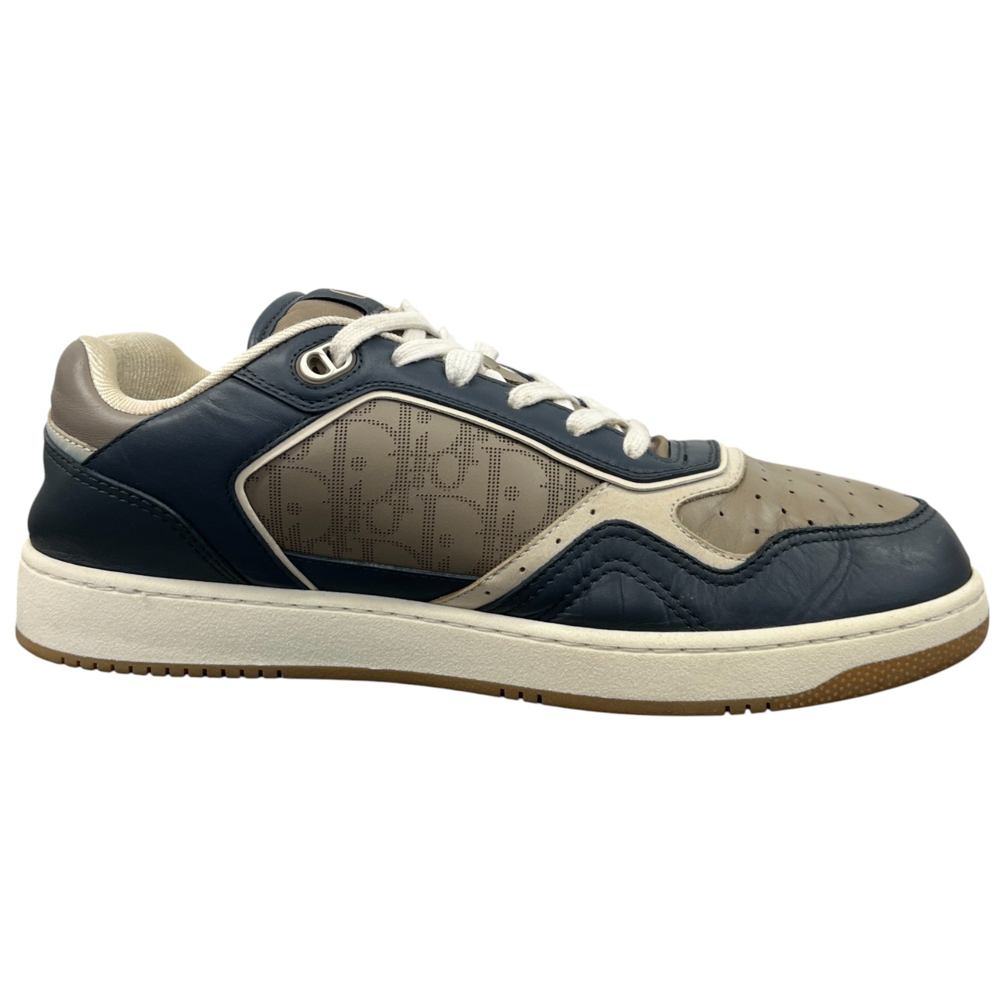 Men's B27 Oblique Low Trainers Navy Size EU 45 / UK 11