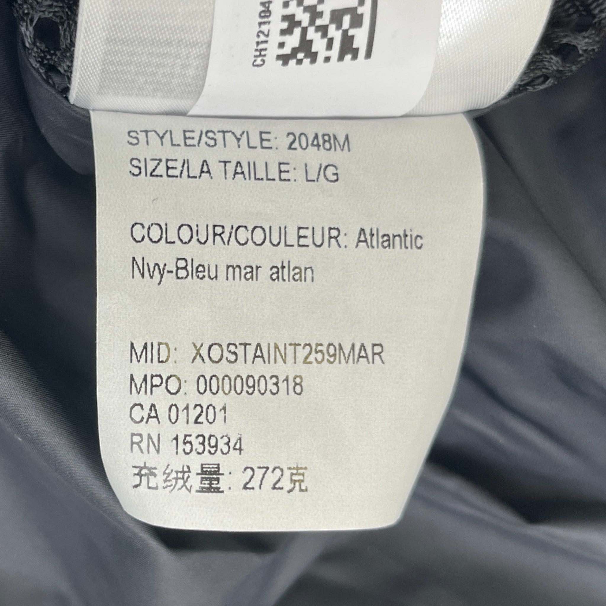 Men's Wyndham Down Jacket Navy Size L