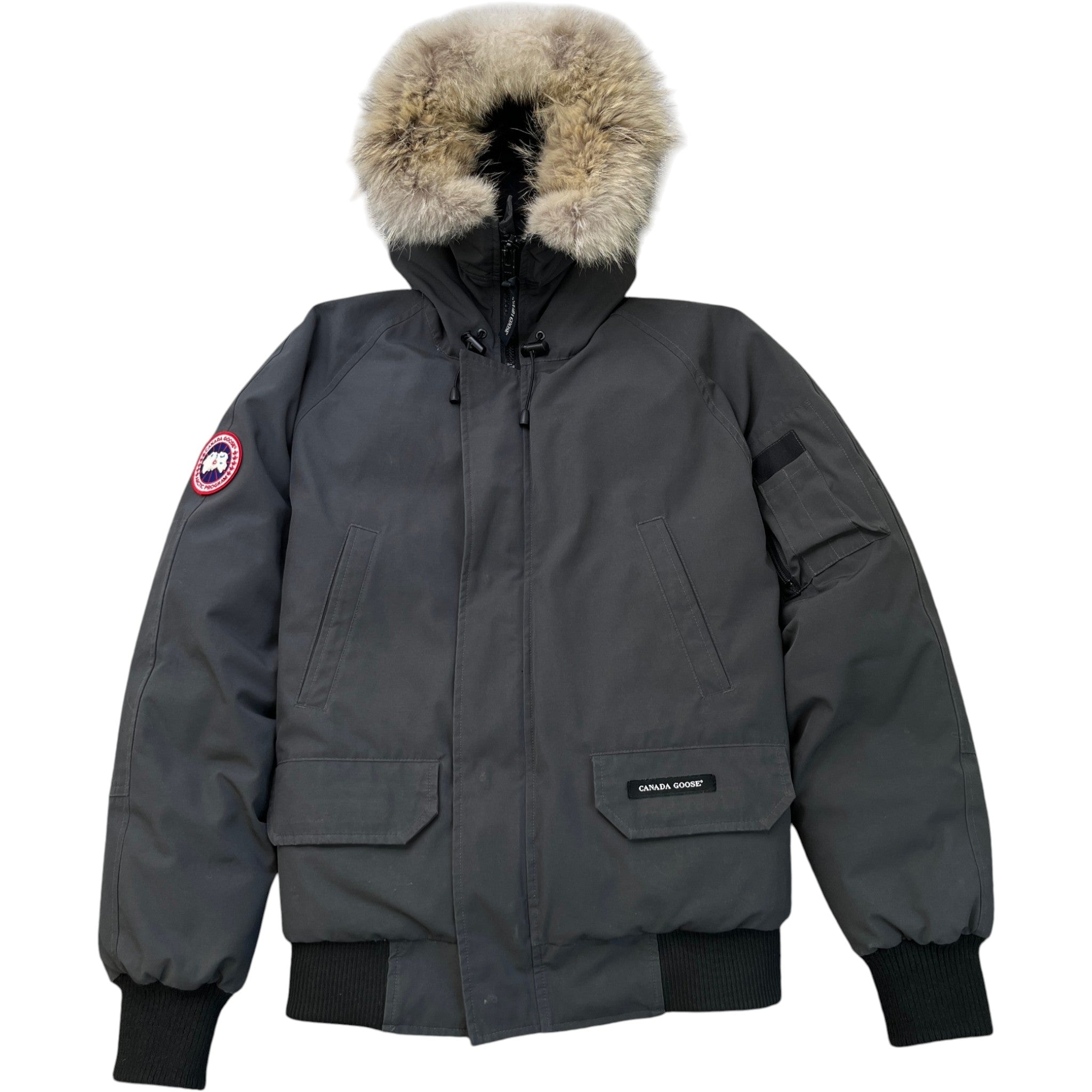 Men's Chilliwack Bomber Down Jacket Grey Size S