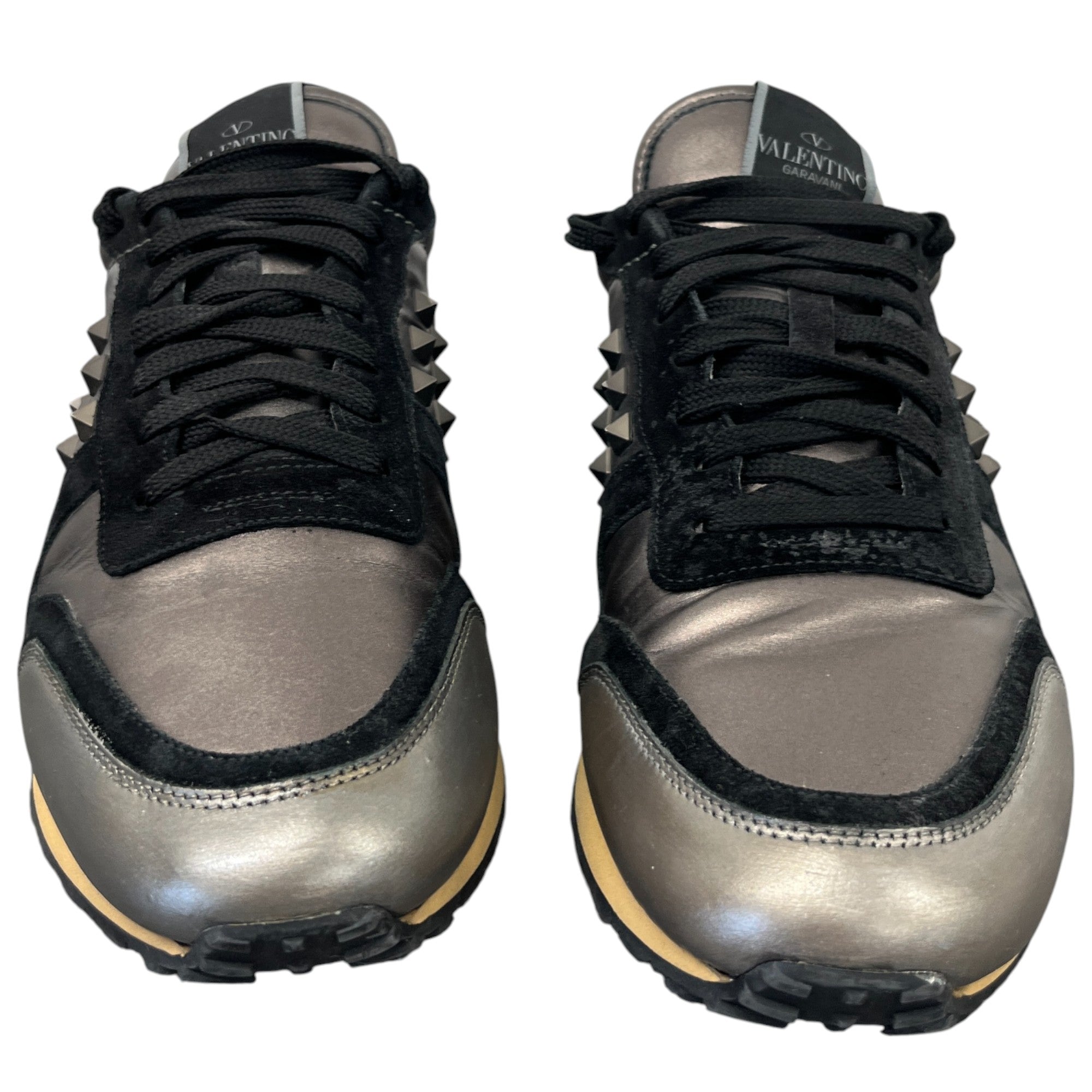 Men's Metallic Rockrunner Low Trainers Black Size EU 41 / UK 7