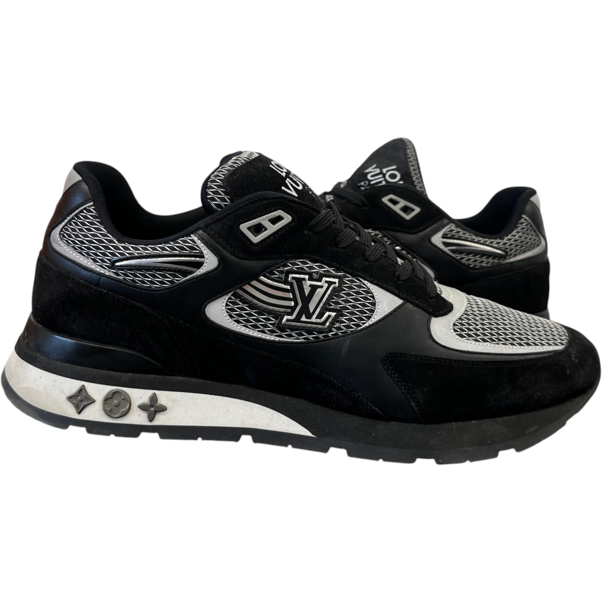 Men's Run Away Low Trainers Black Size EU 43.5 / UK 9.5