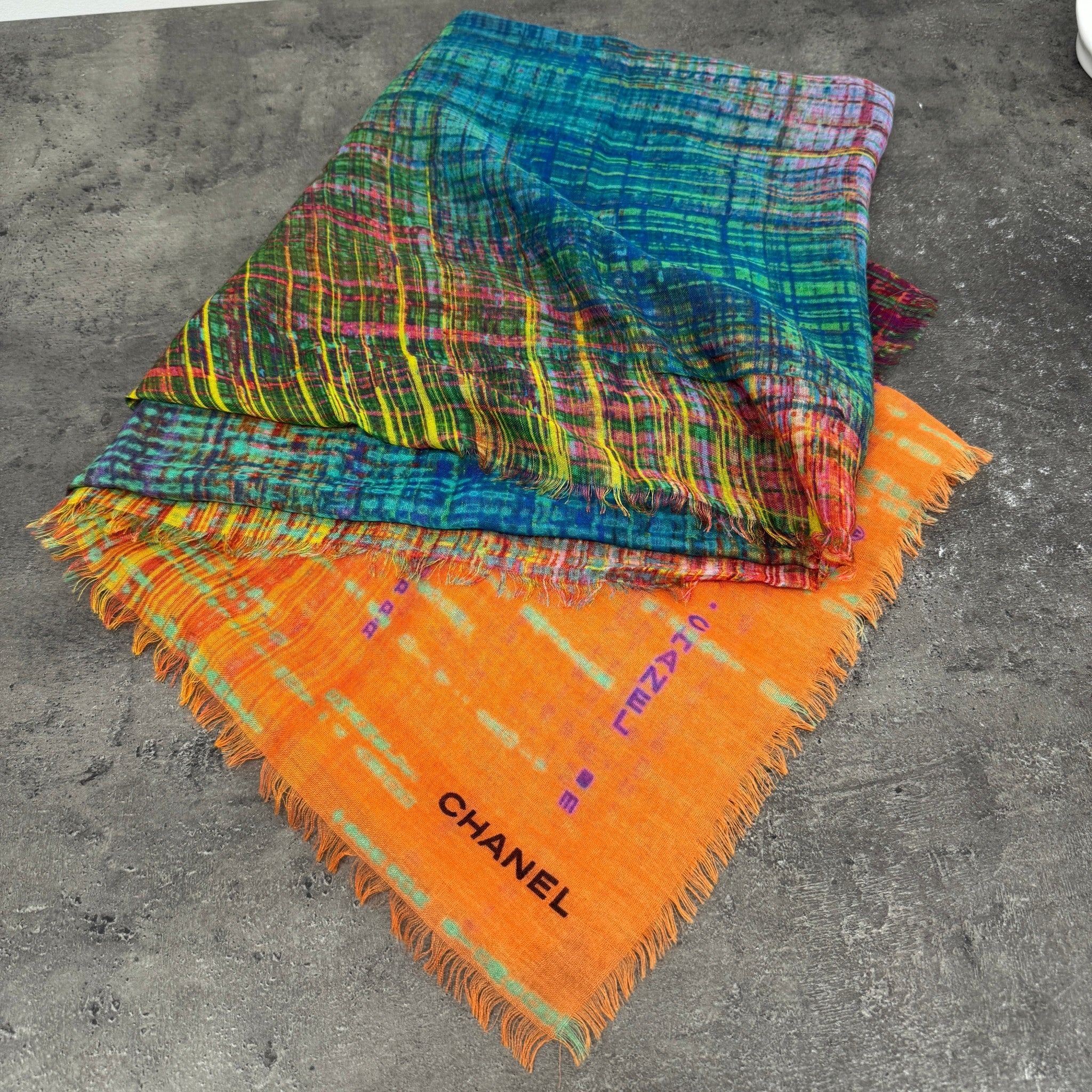 Women's Cashmere Silk Scarf Multi-Coloured