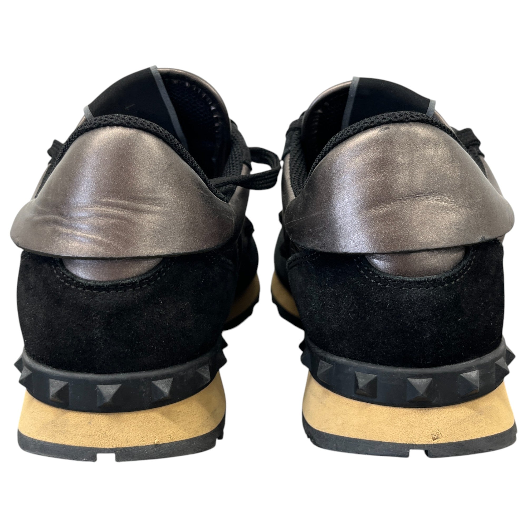 Men's Metallic Rockrunner Low Trainers Black Size EU 41 / UK 7