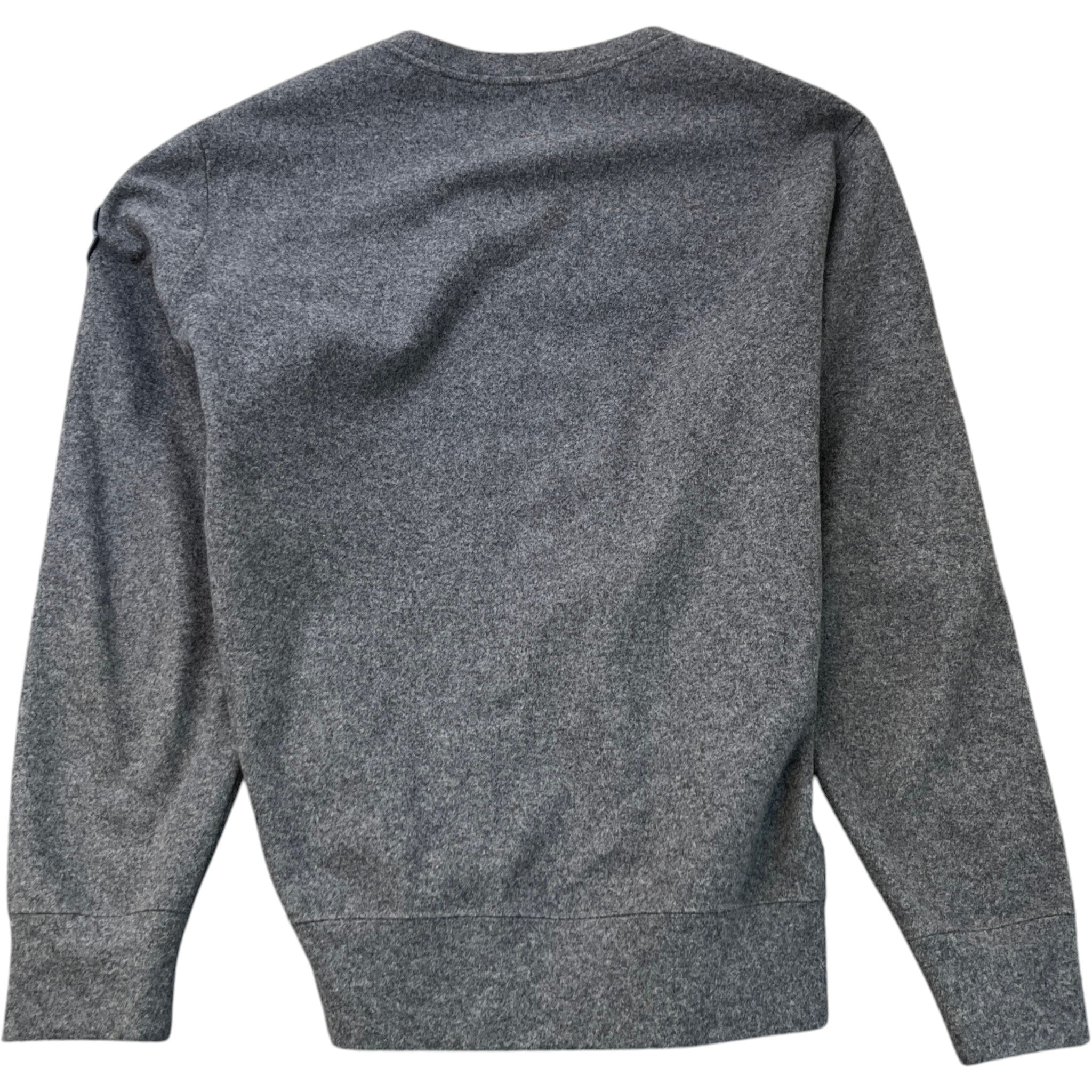 Men's Felpa Logo Print Jumper Grey Size M