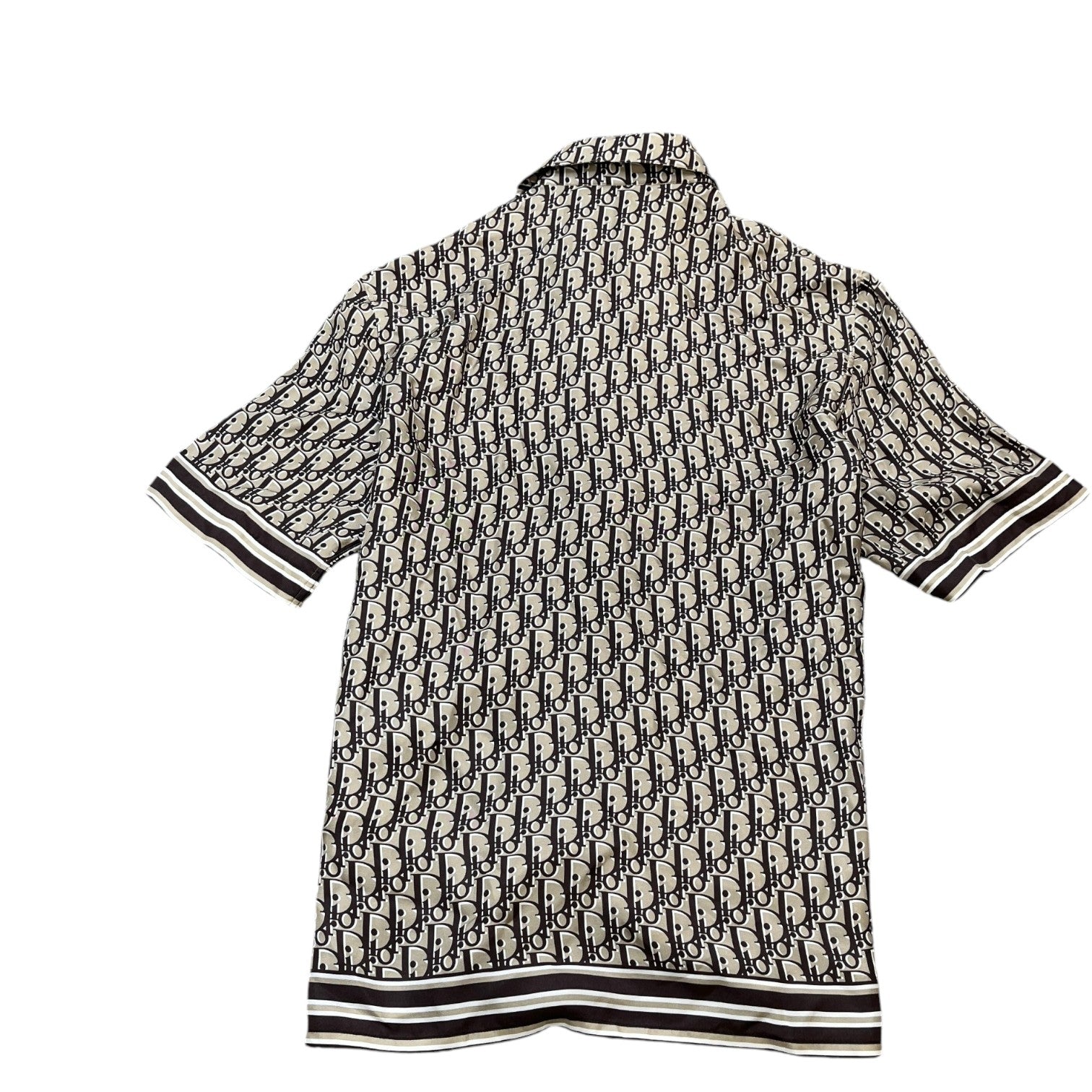 Men's Oblique Shirt Brown Size M