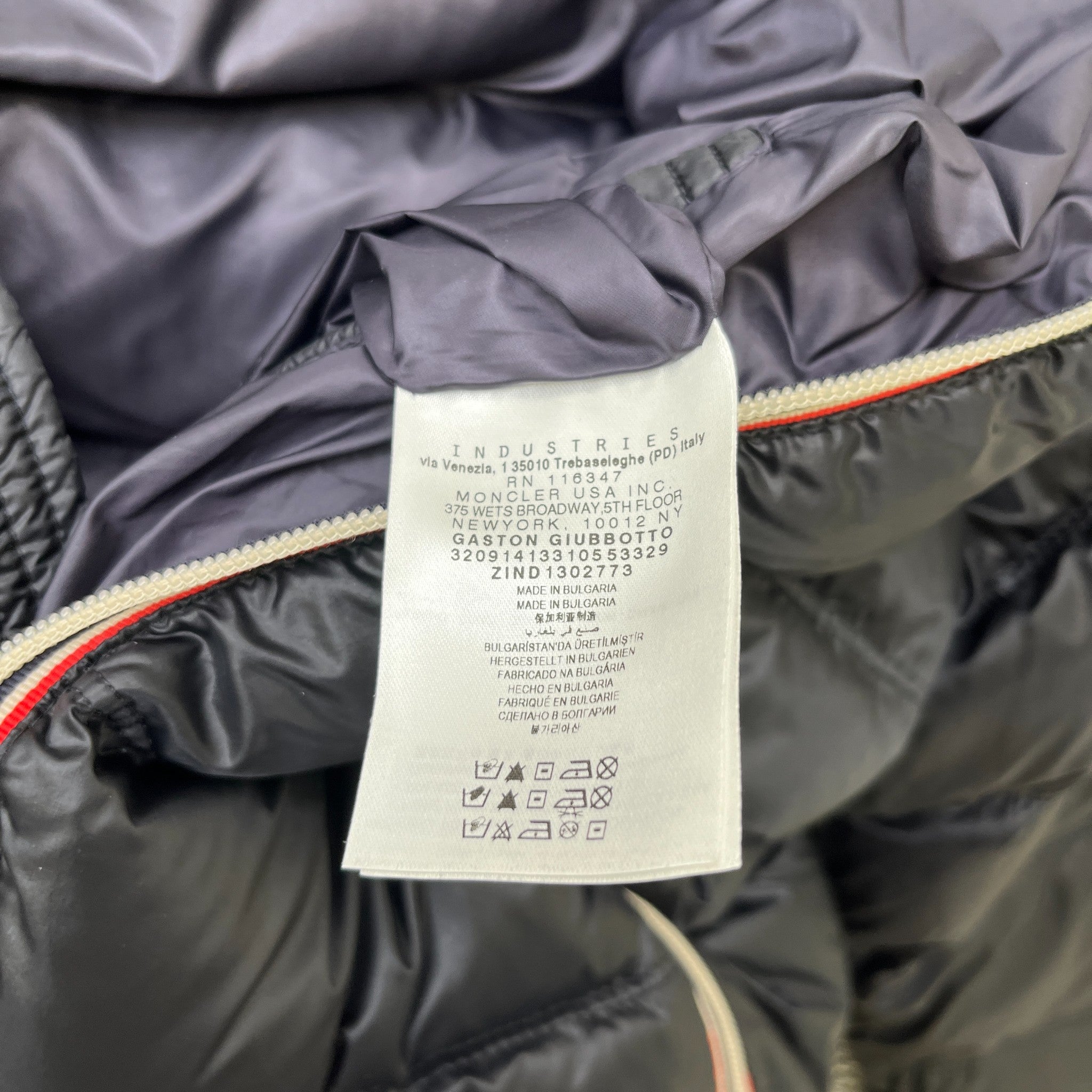 Men's Gaston Down Jacket Black Size 2 / M