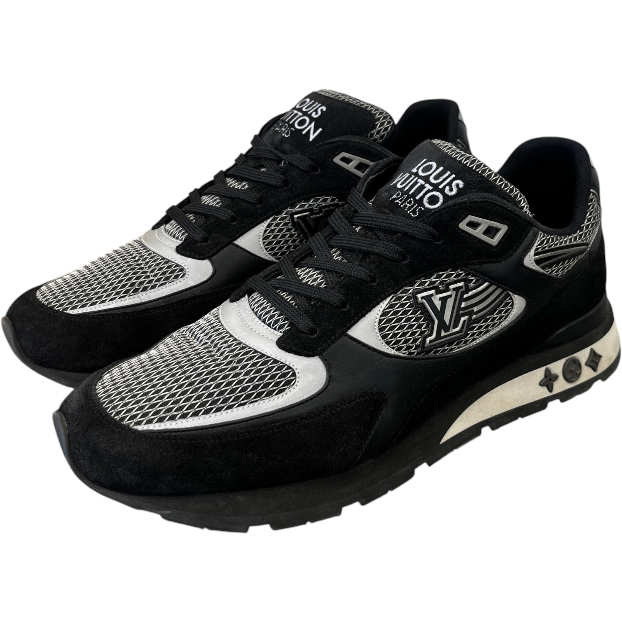 Men's Run Away Low Trainers Black Size EU 43.5 / UK 9.5