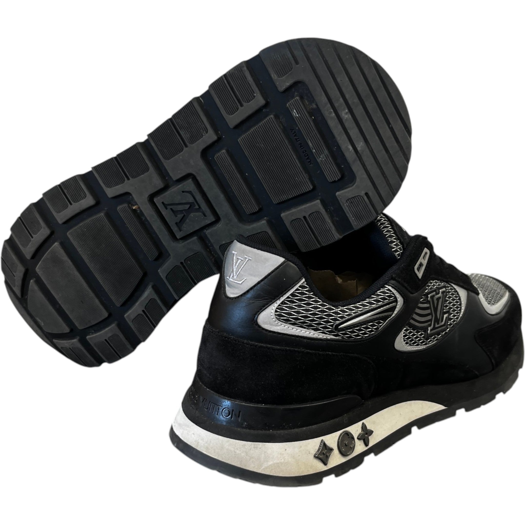 Men's Run Away Low Trainers Black Size EU 43.5 / UK 9.5