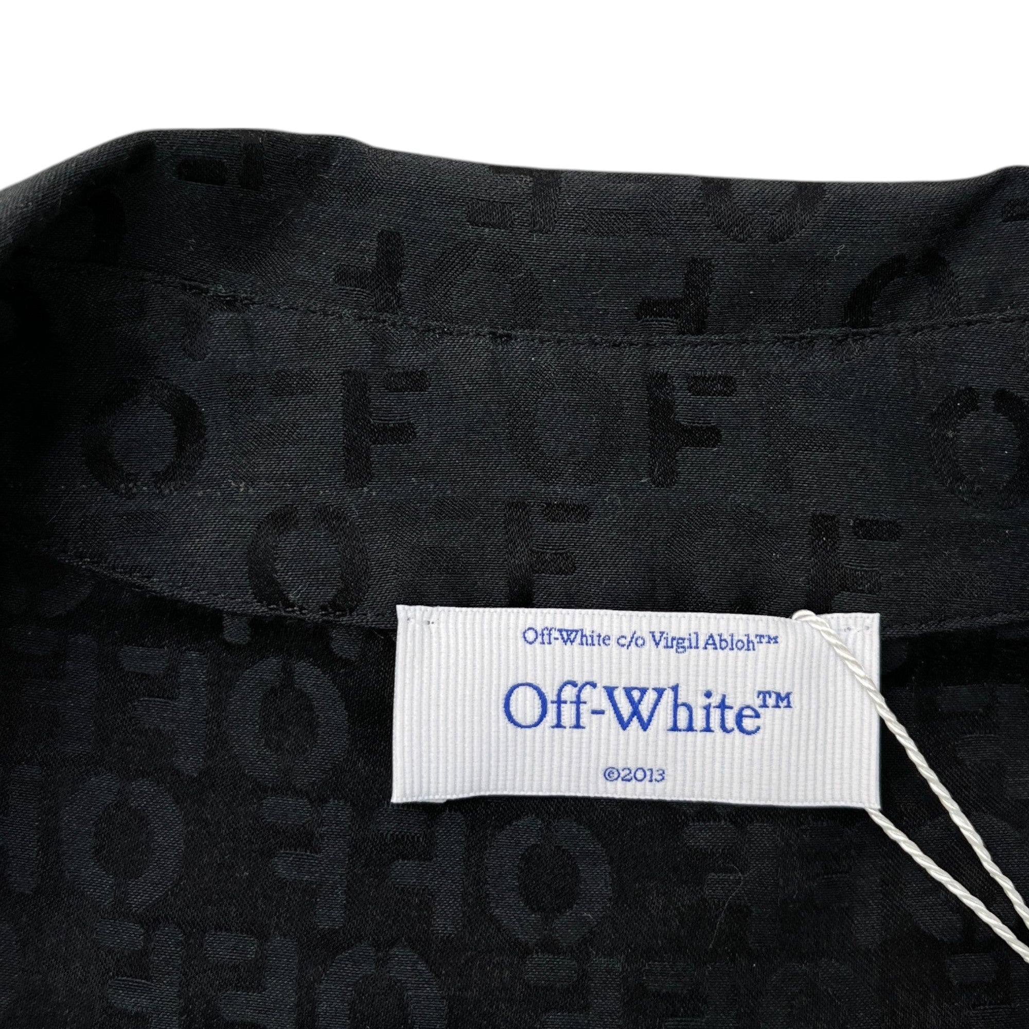 Men's Monogram Logo Shirt Black Size M