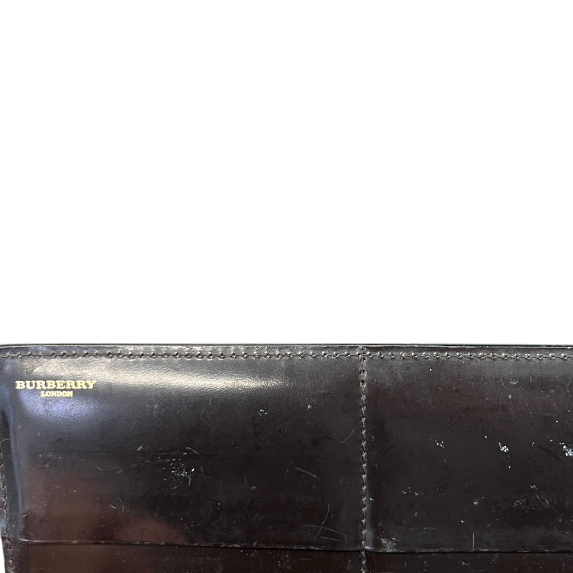 Women's Check Wallet Brown