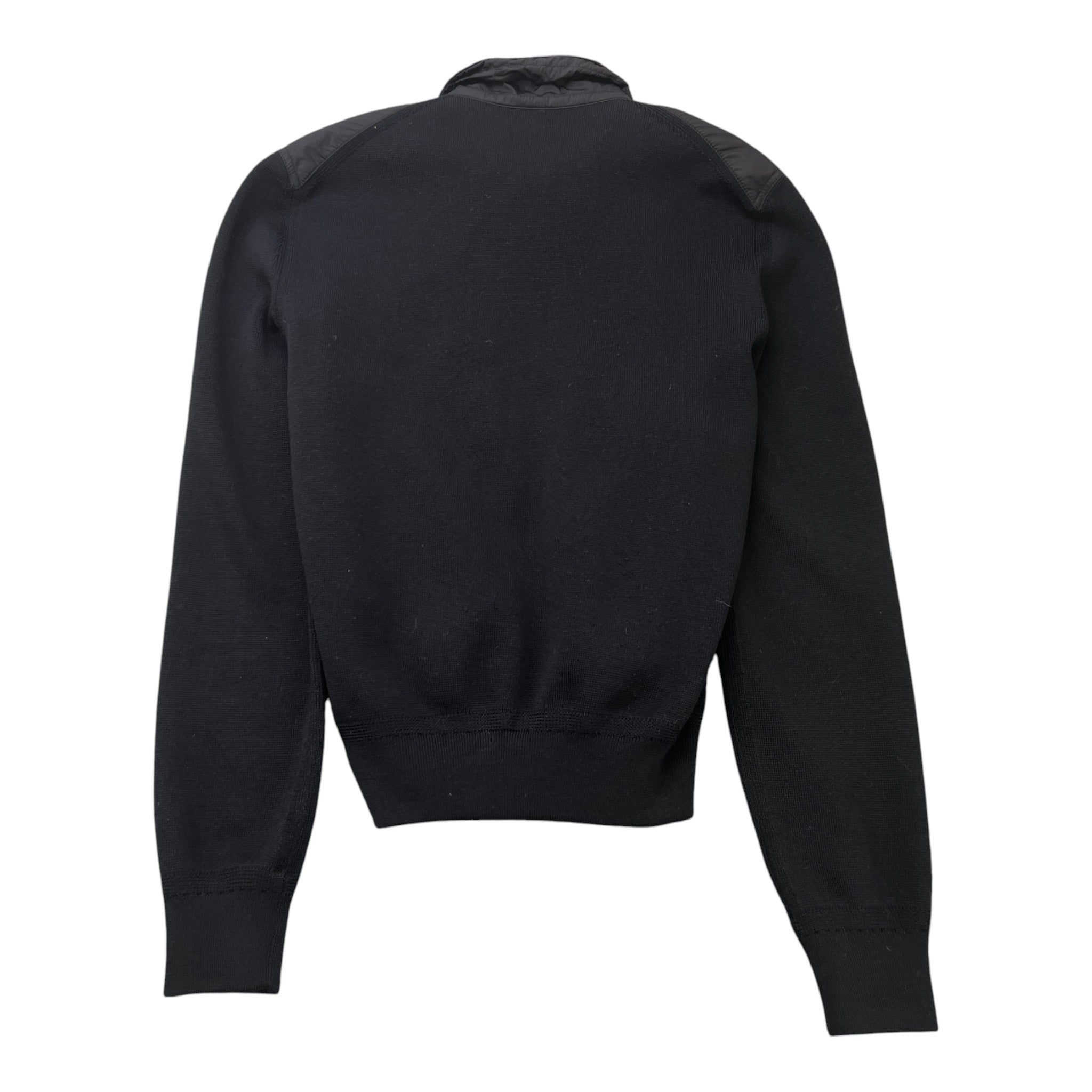 Men's Panelled Zip-Front Jacket Black Size IT 50 / L