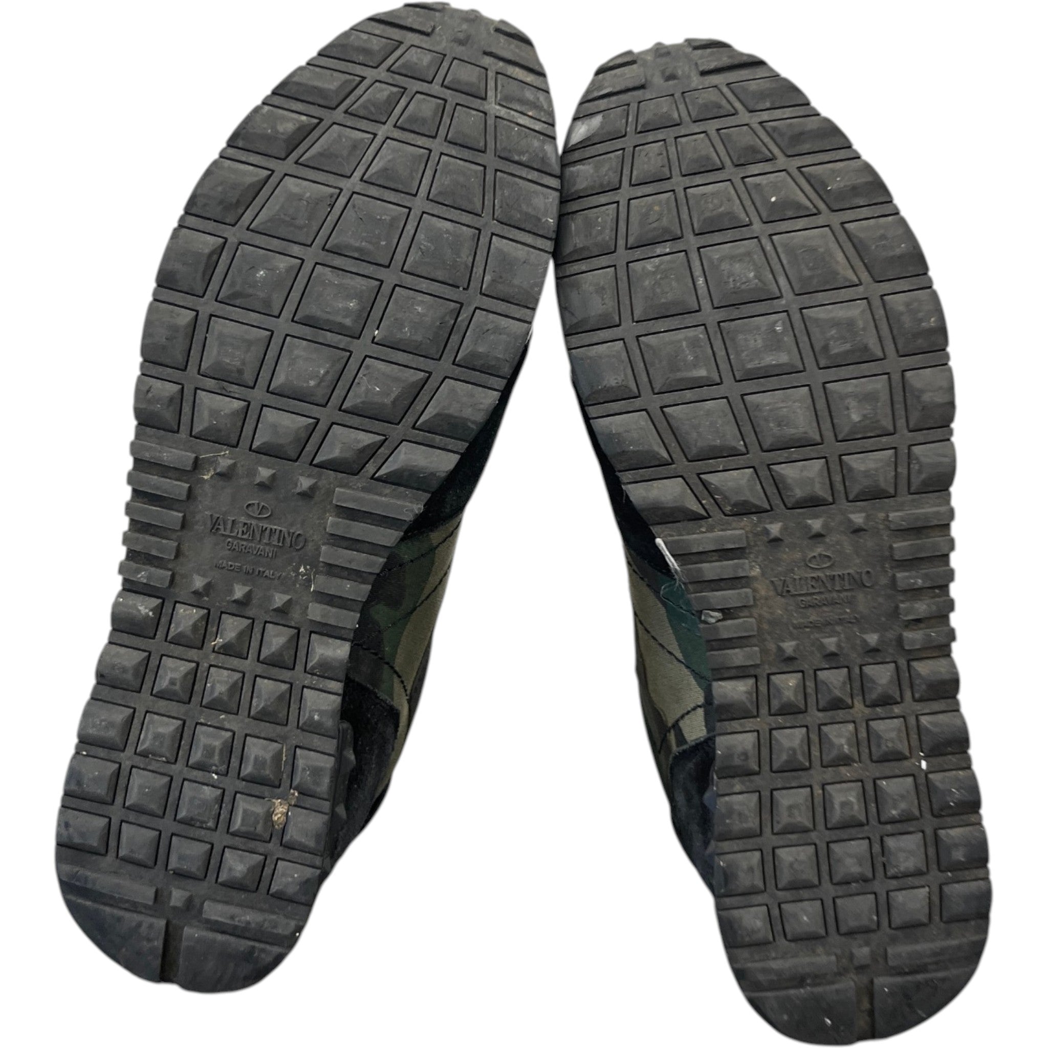 Men's Rockrunner Camouflage Low Trainers Black Size EU 44 / UK 10