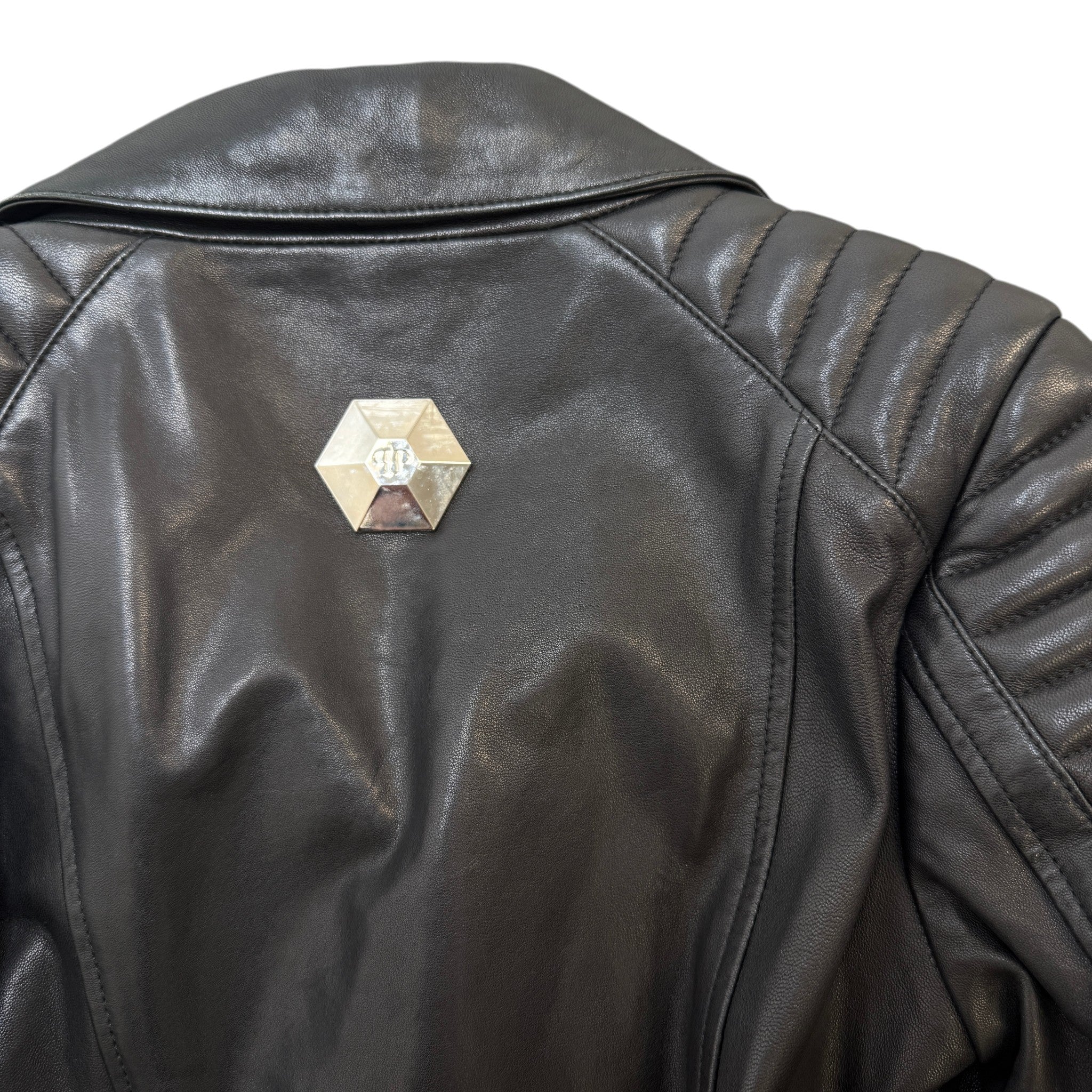 Women's For Love Biker Jacket Black Size S