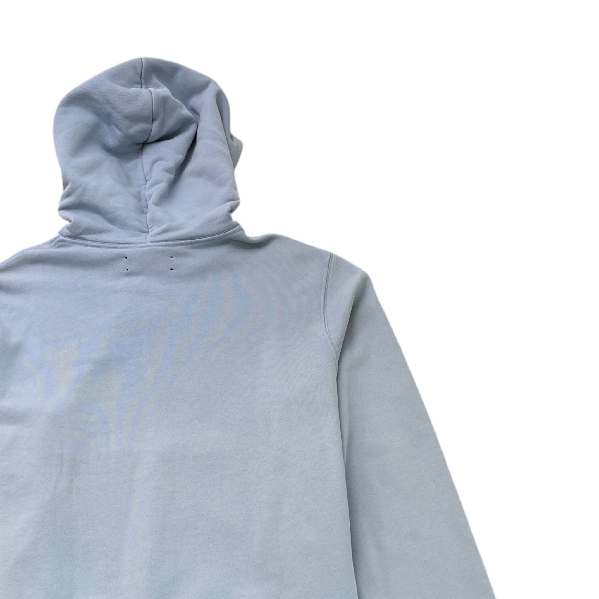 Men's Logo Print Hoodie Blue Size L