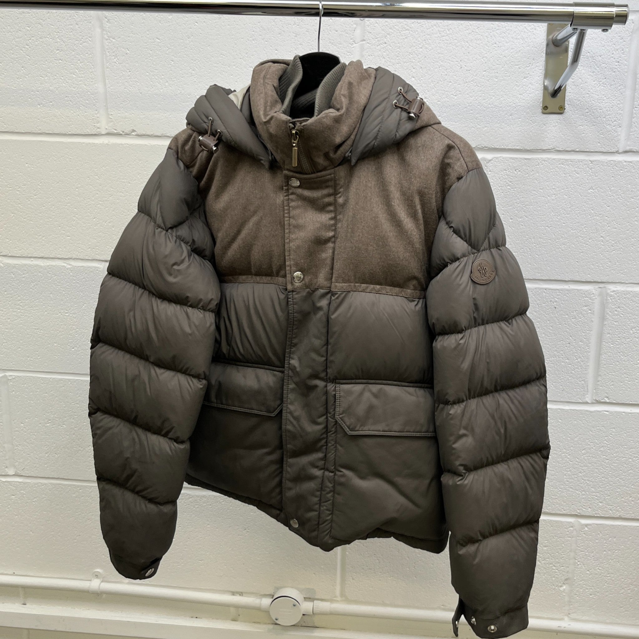 Men's Mussala Down Jacket Khaki Size 2 / M