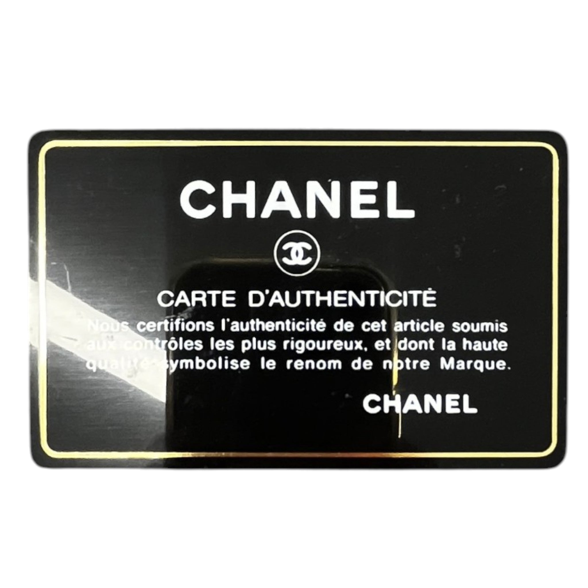 Women's Wallet On Chain Caviar Woc Bag Black
