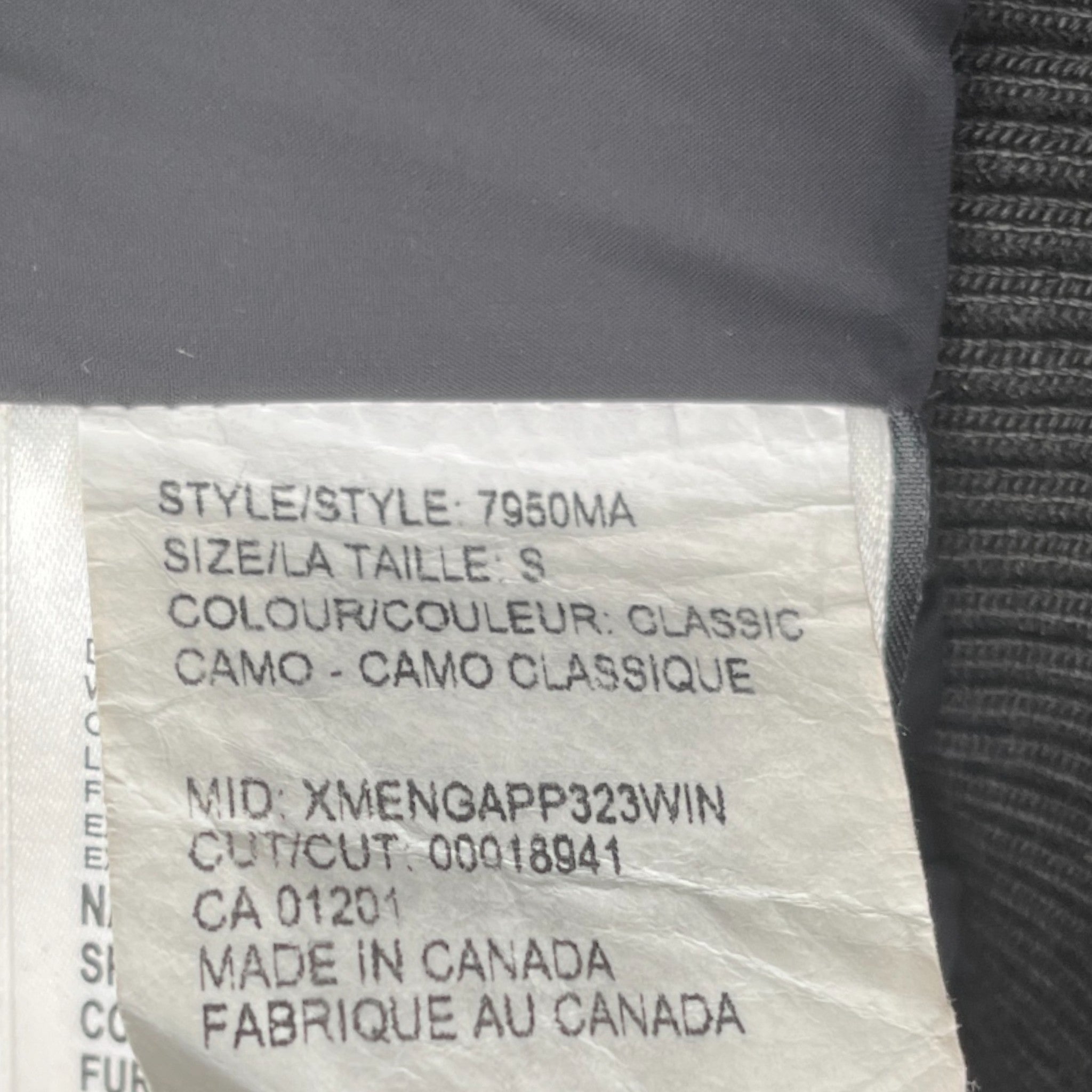 Men's Chilliwack Bomber Down Jacket Khaki Size S