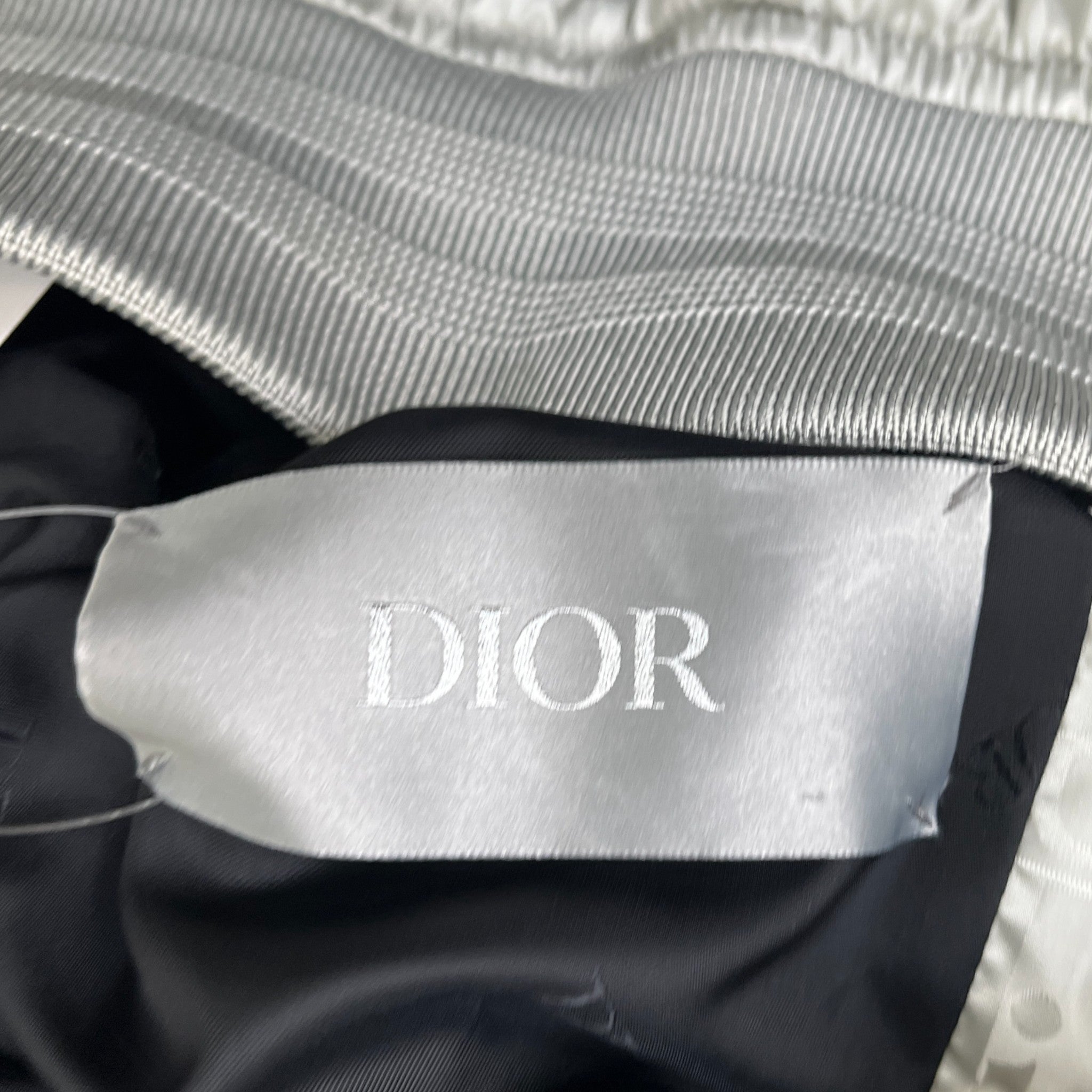 Men's Oblique Bomber Jacket Grey Size XXS