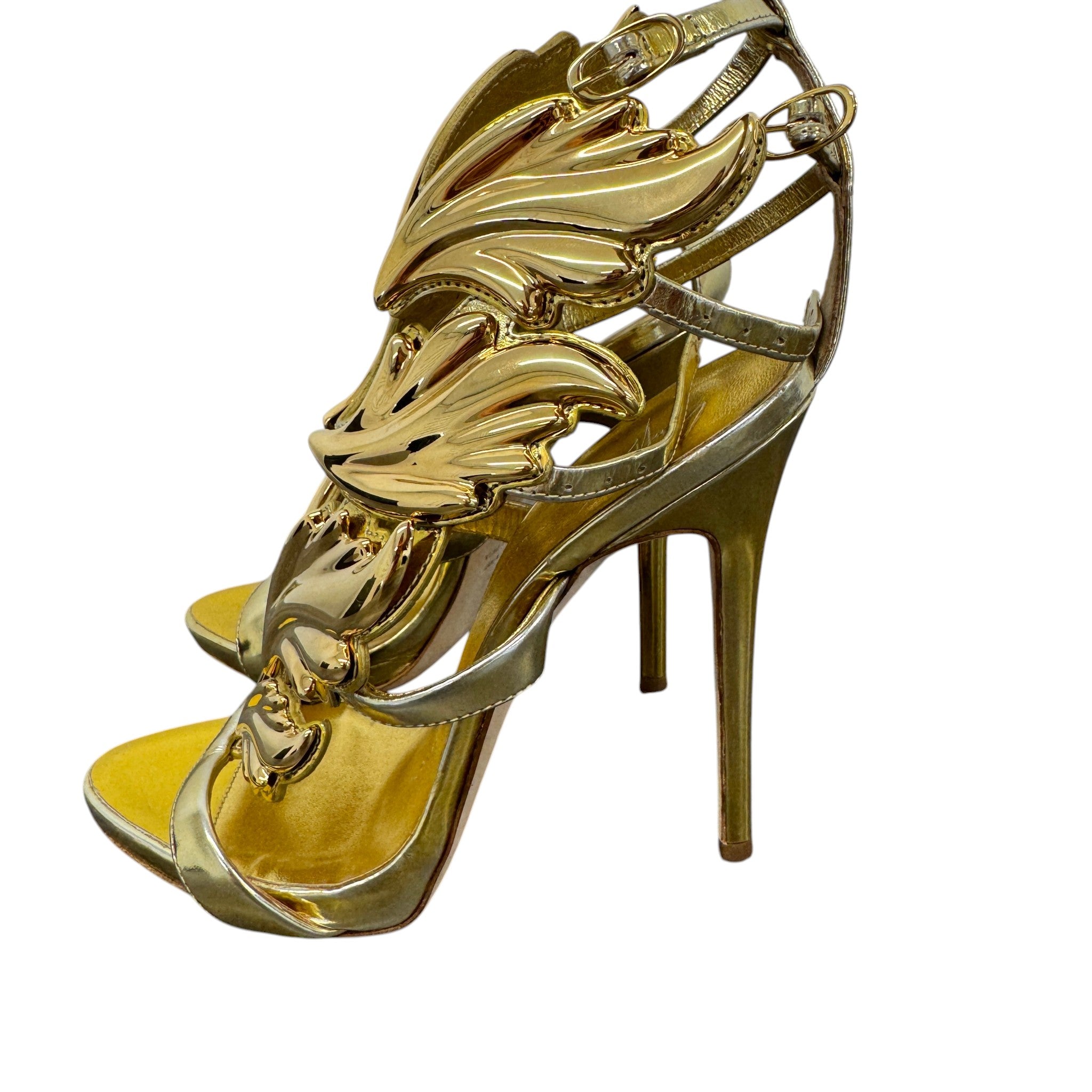 Women's New Cruel 105 Heels Gold Size EU 37 / UK 4