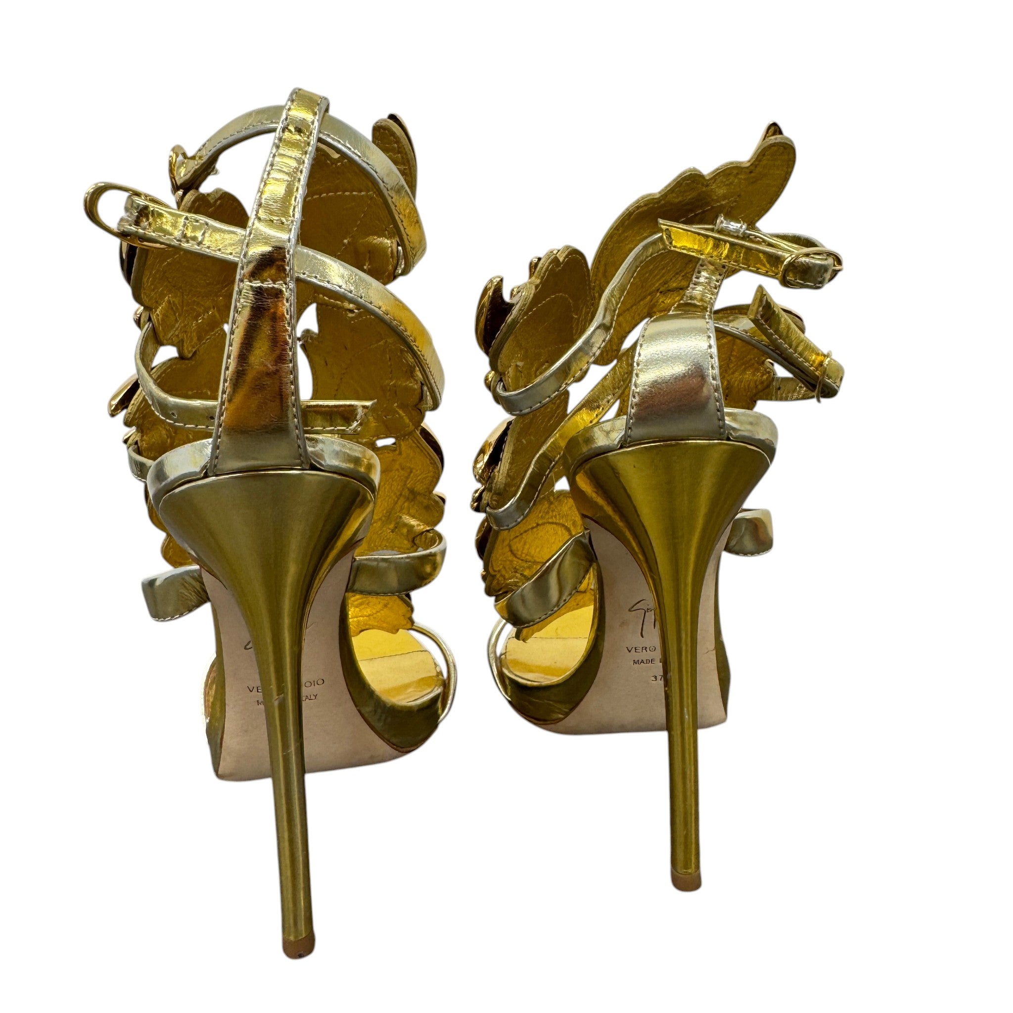Women's New Cruel 105 Heels Gold Size EU 37 / UK 4