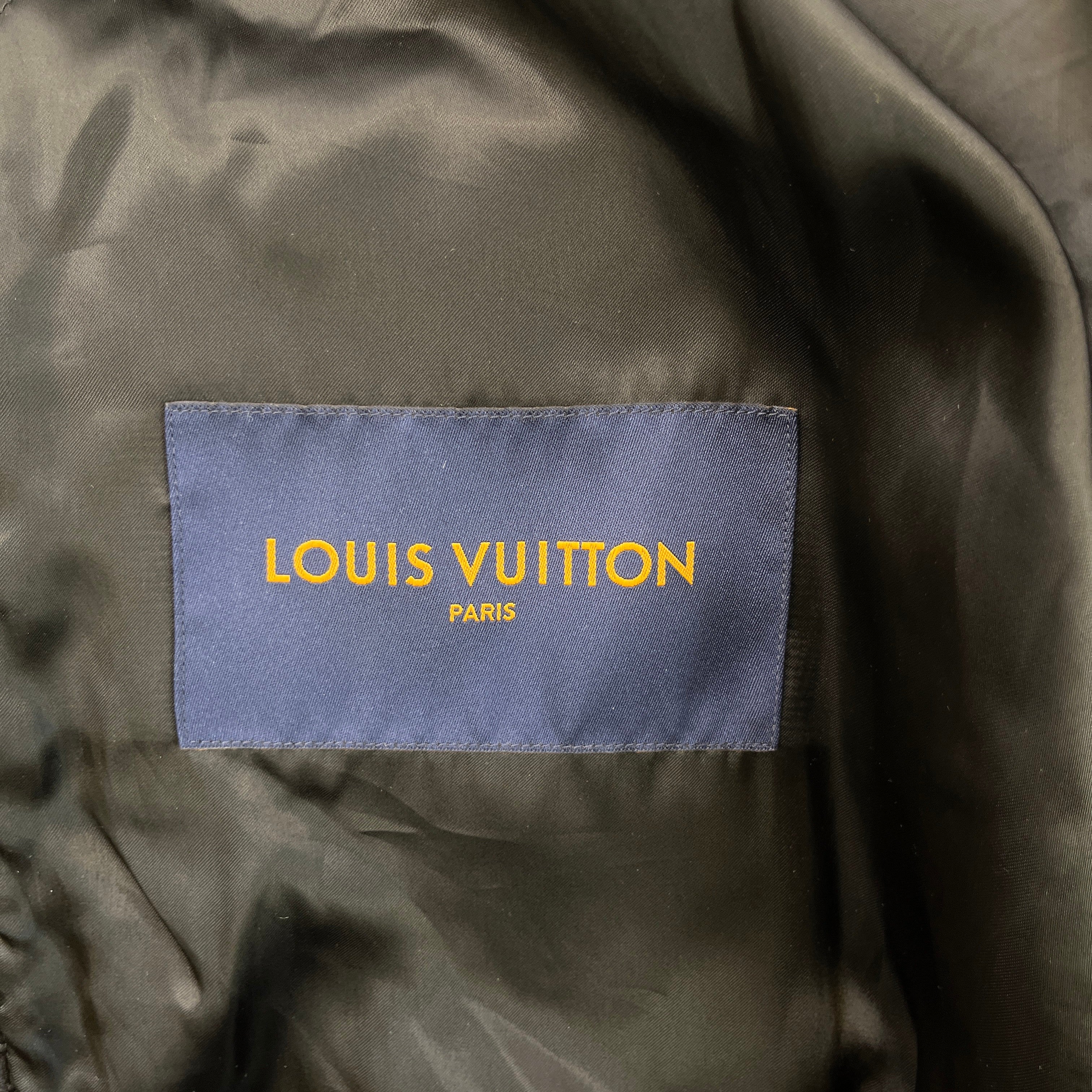 Men's Marque Deposee Varsity Jacket Black Size IT 52 / XL