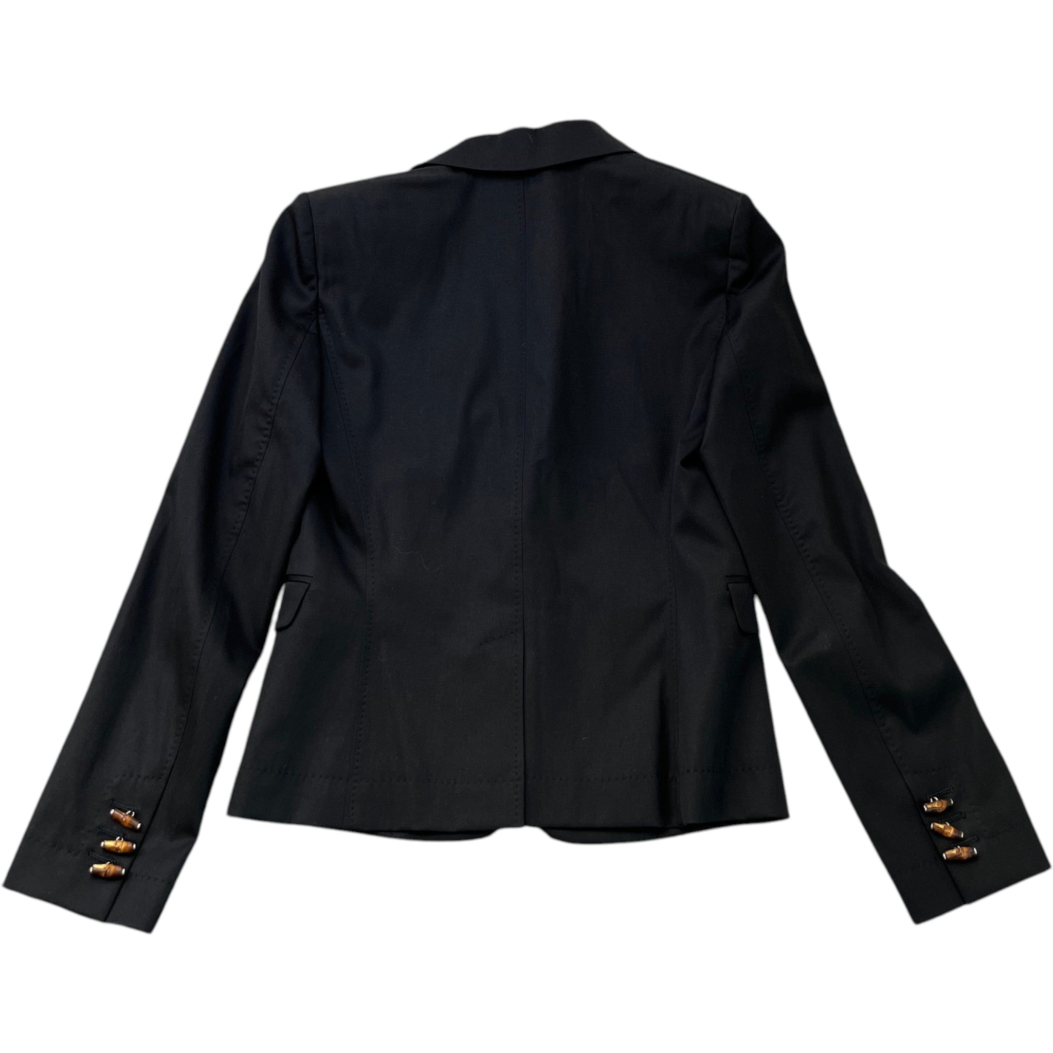 Women's Bamboo Blazer Jacket Black Size IT 38 / UK 6