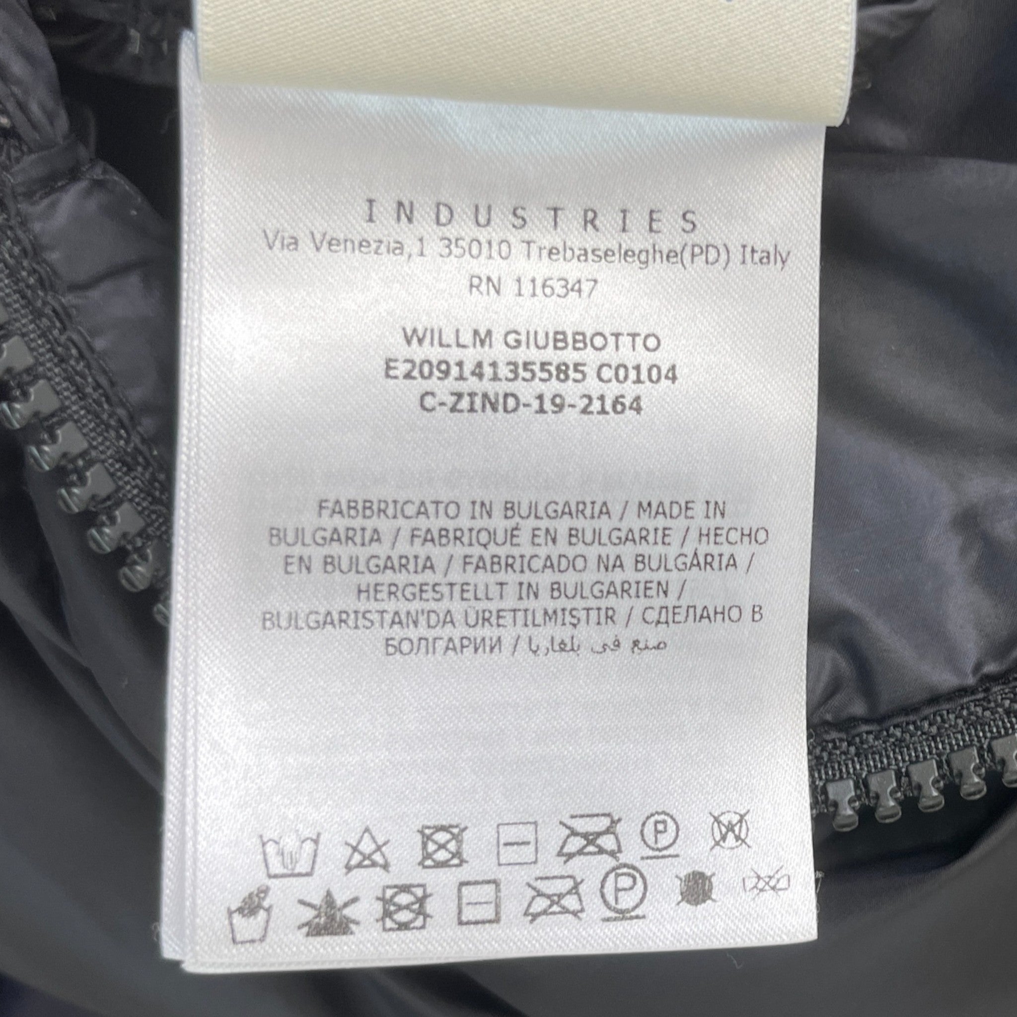 Men's Willm Down Jacket Black Size 6 / XXXL