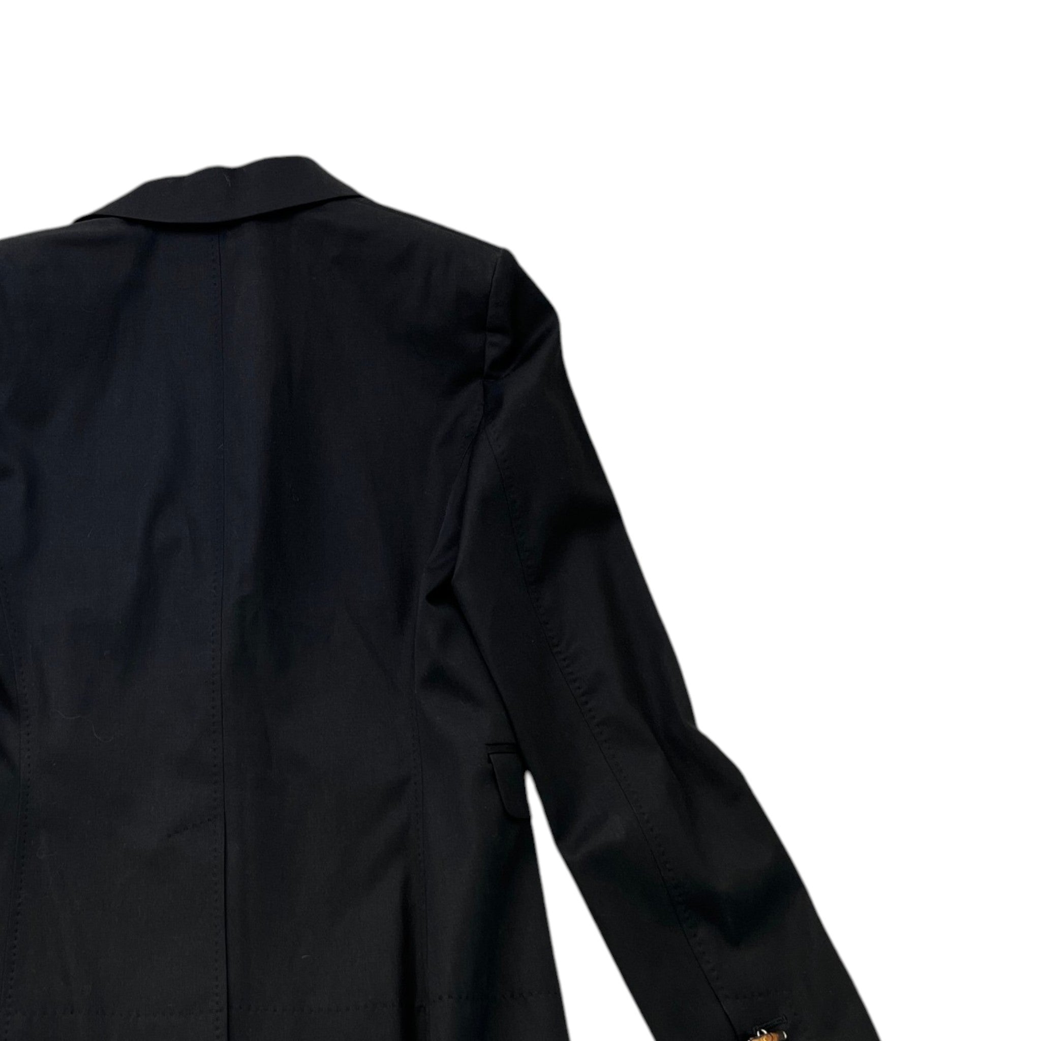 Women's Bamboo Blazer Jacket Black Size IT 38 / UK 6